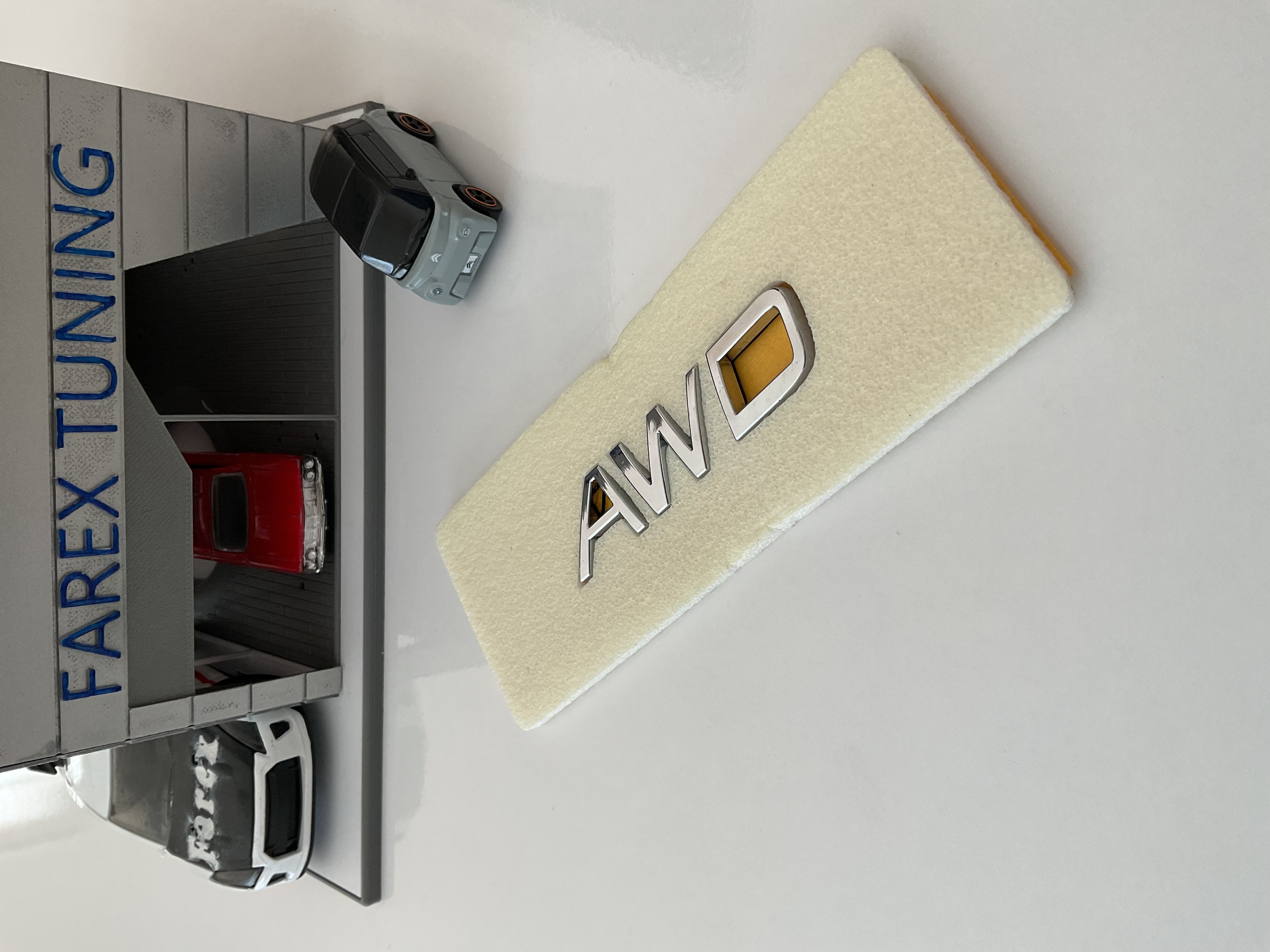 Volvo AWD Krom Bagaj Yazısı 3M 3D ABS