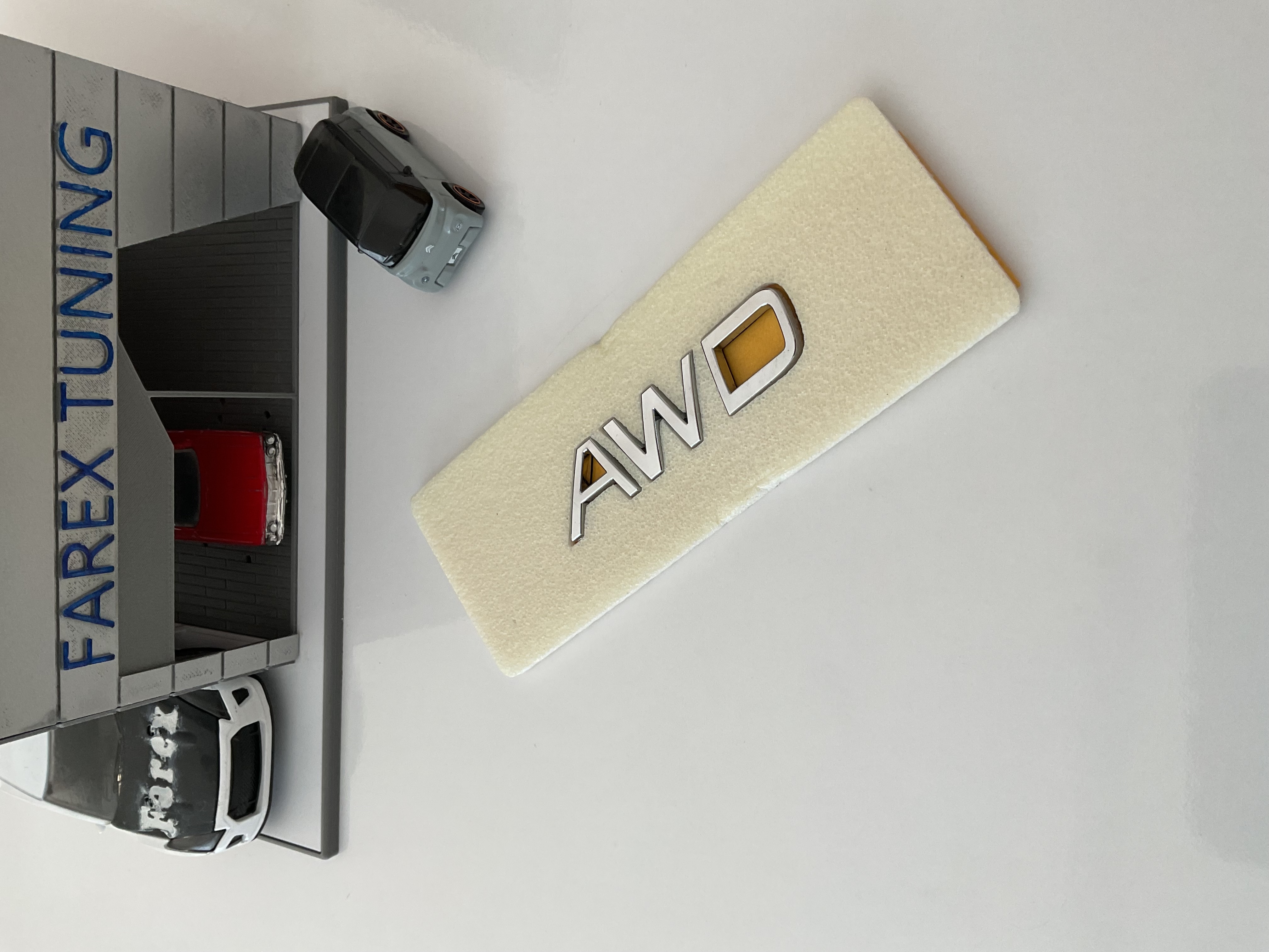 Volvo AWD Krom Bagaj Yazısı 3M 3D ABS