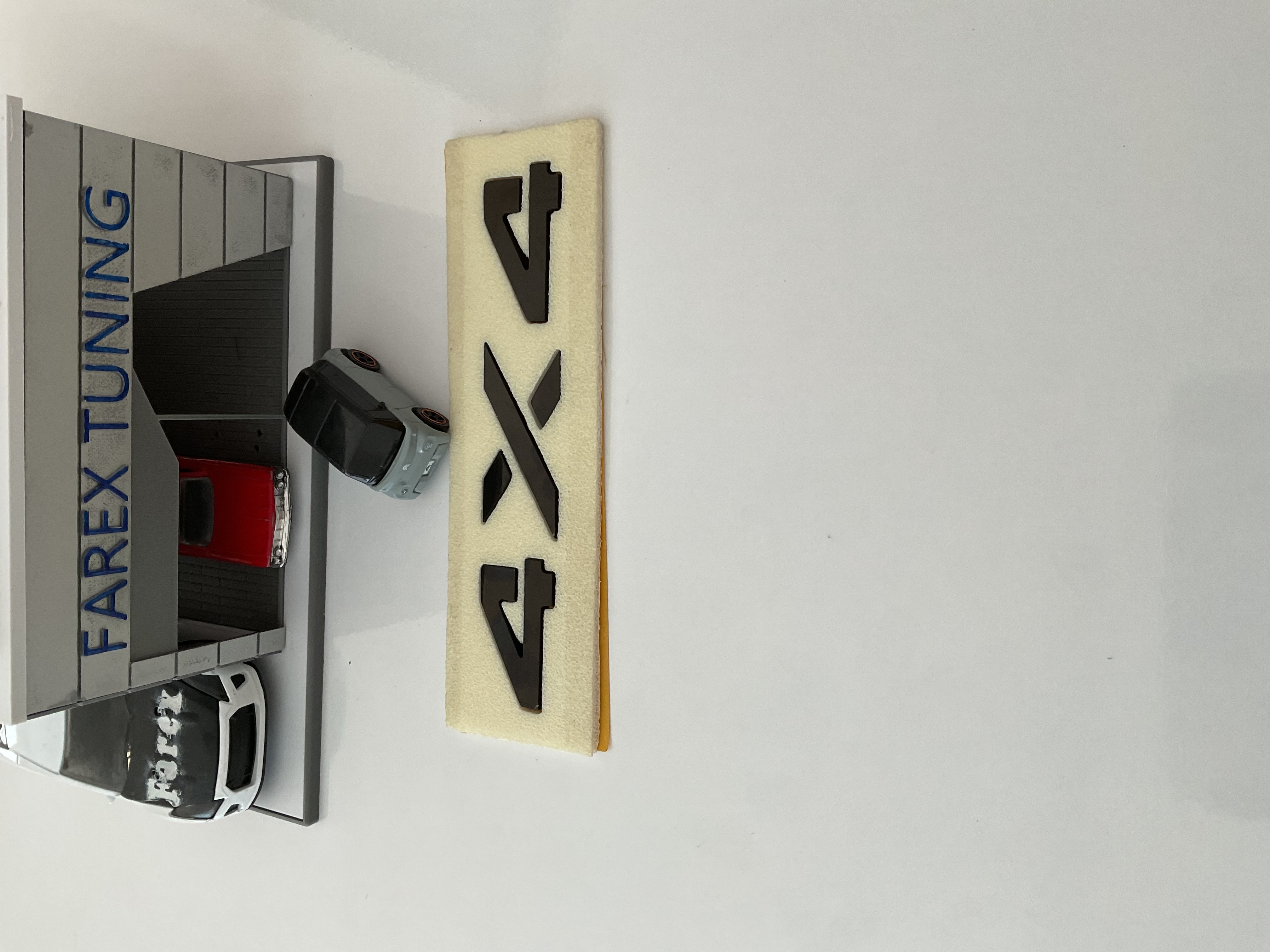 Dodge 4x4 Piano Black Bagaj Yazısı 3M 3D ABS