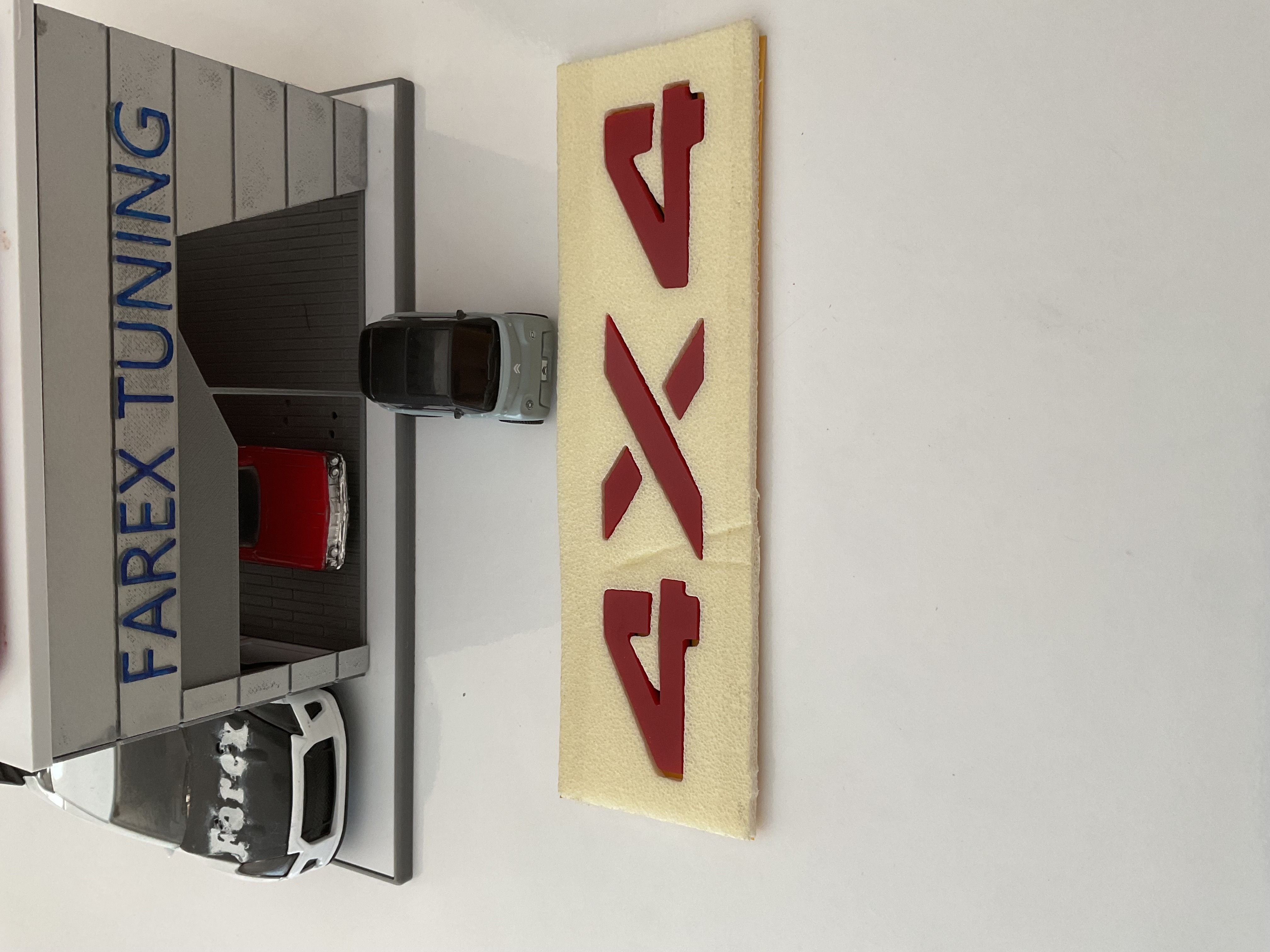Dodge 4x4 Kırmızı Bagaj Yazısı 3M 3D ABS