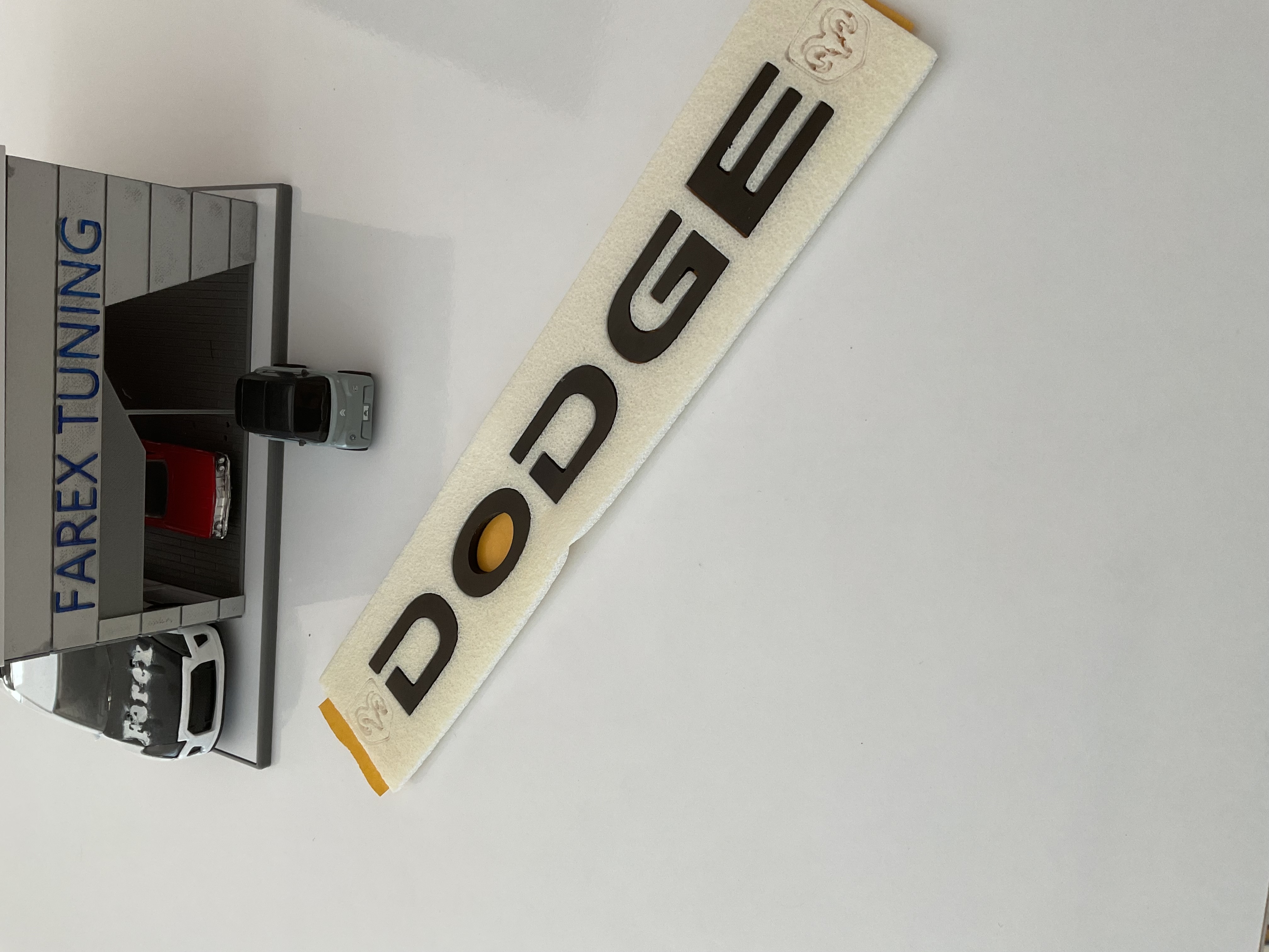 Dodge Piano Black Bagaj Yazısı 3M 3D ABS