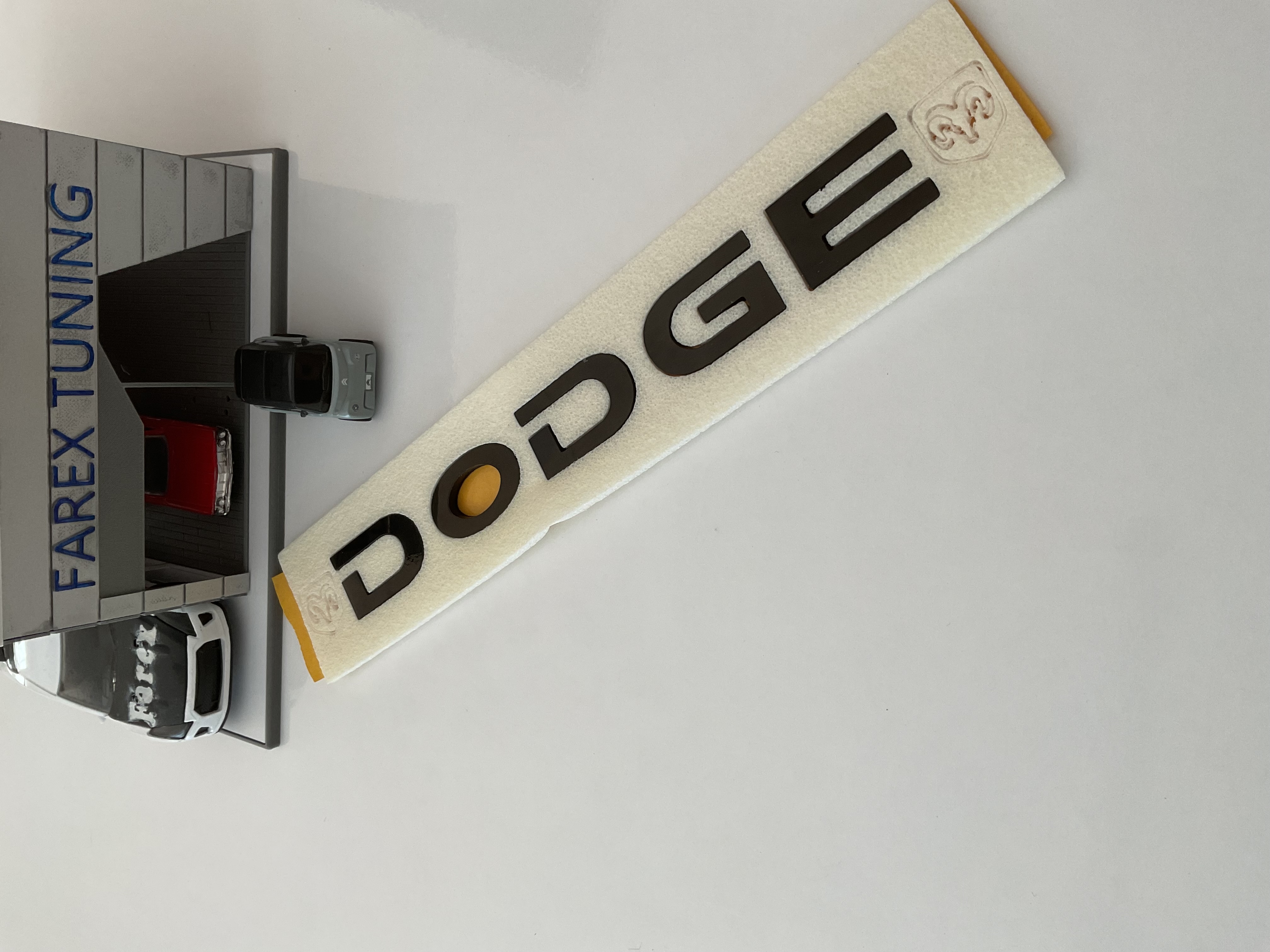 Dodge Piano Black Bagaj Yazısı 3M 3D ABS