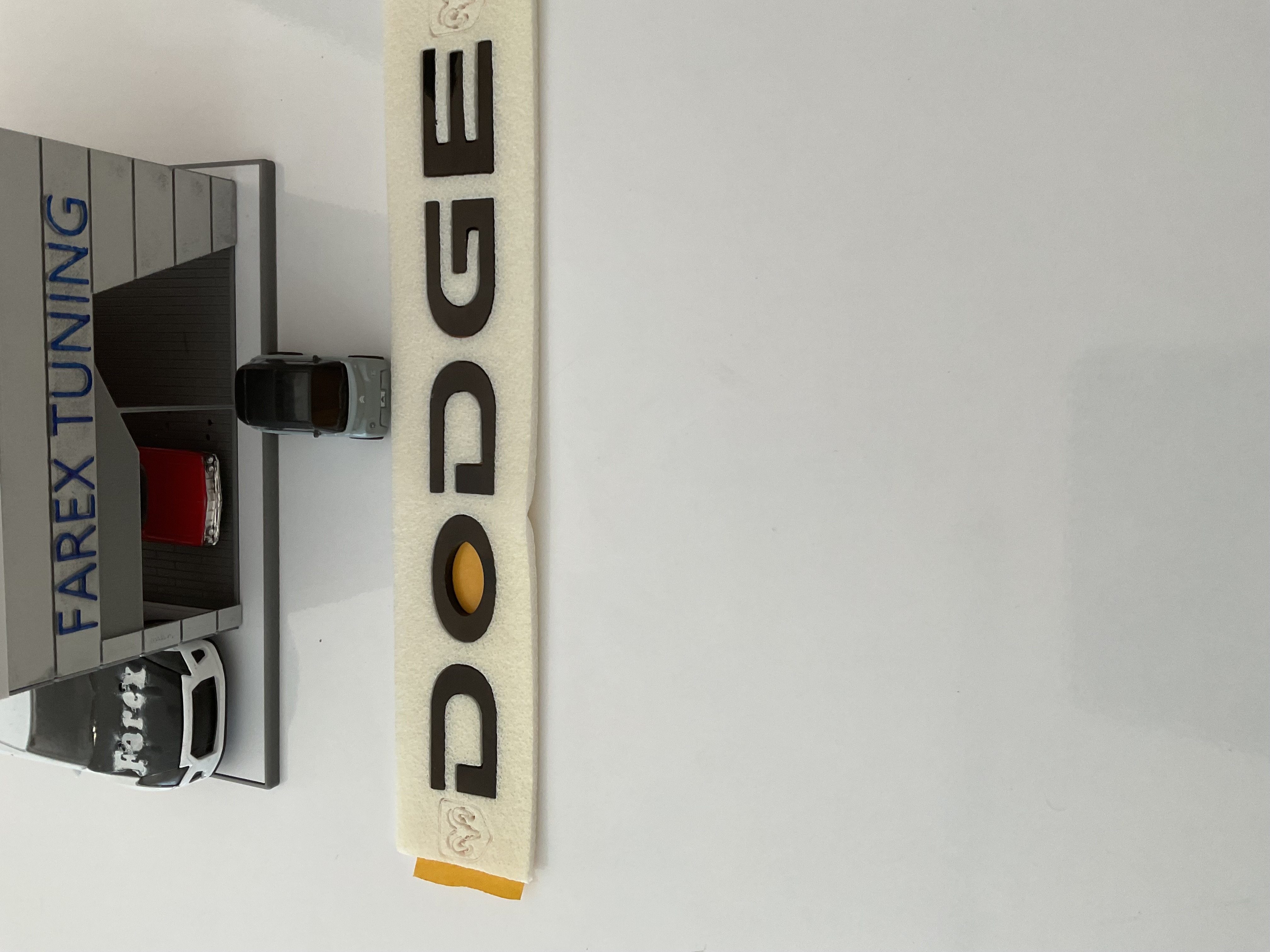 Dodge Piano Black Bagaj Yazısı 3M 3D ABS