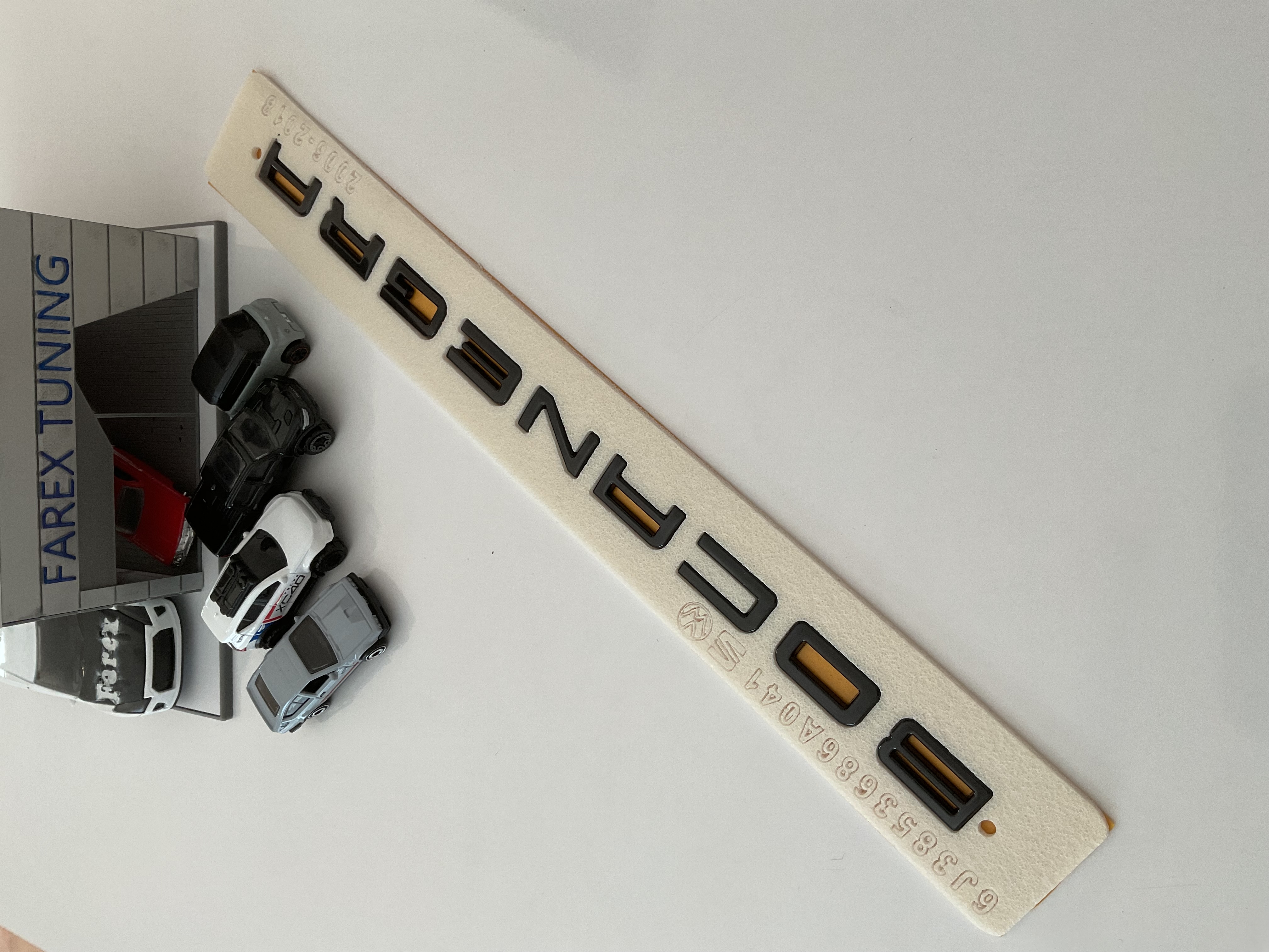 Seat Bocanegra Piano Black Bagaj Yazısı 3M 3D ABS