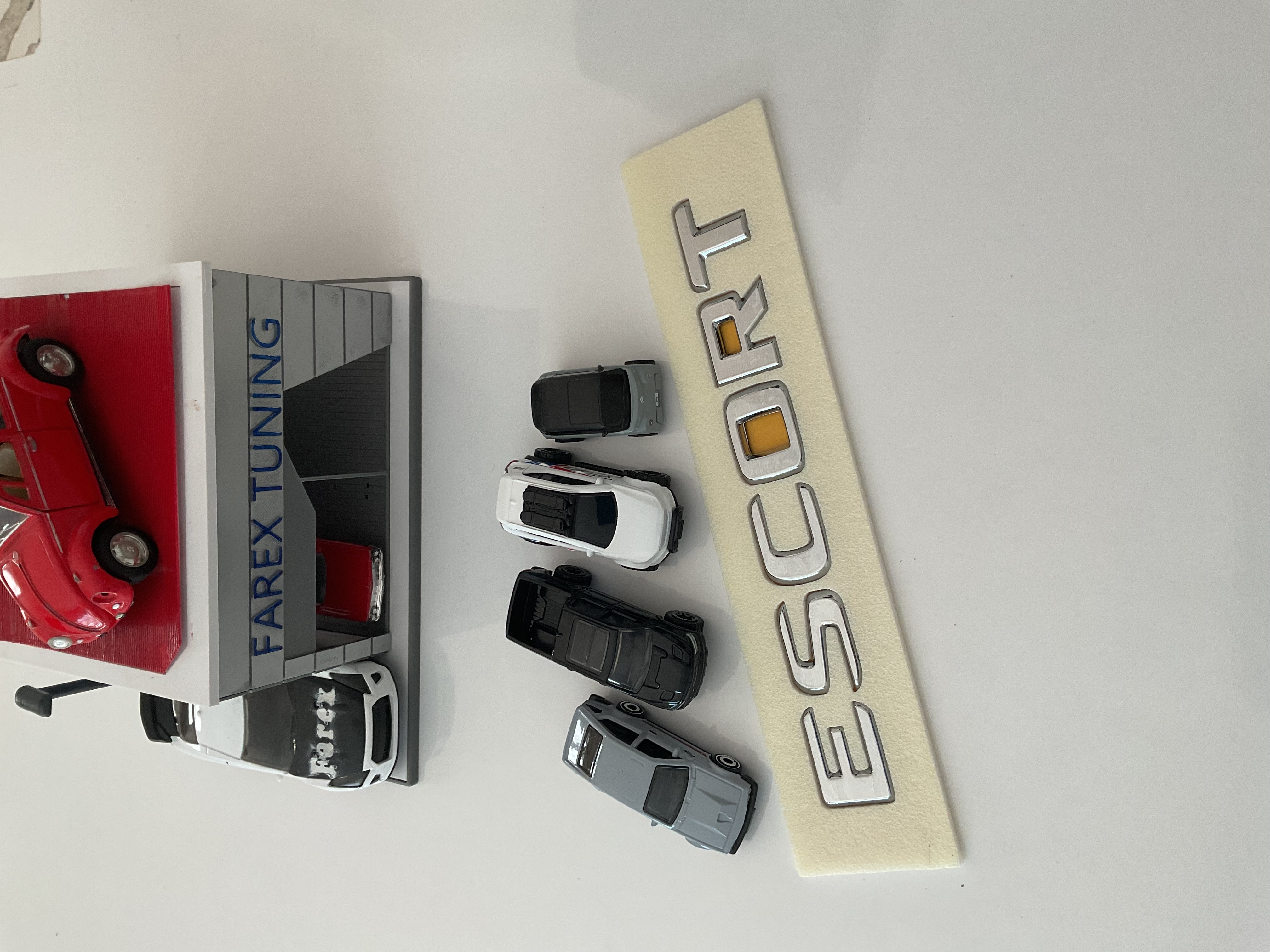 Ford Escort Krom Bagaj Yazısı 3M 3D ABS