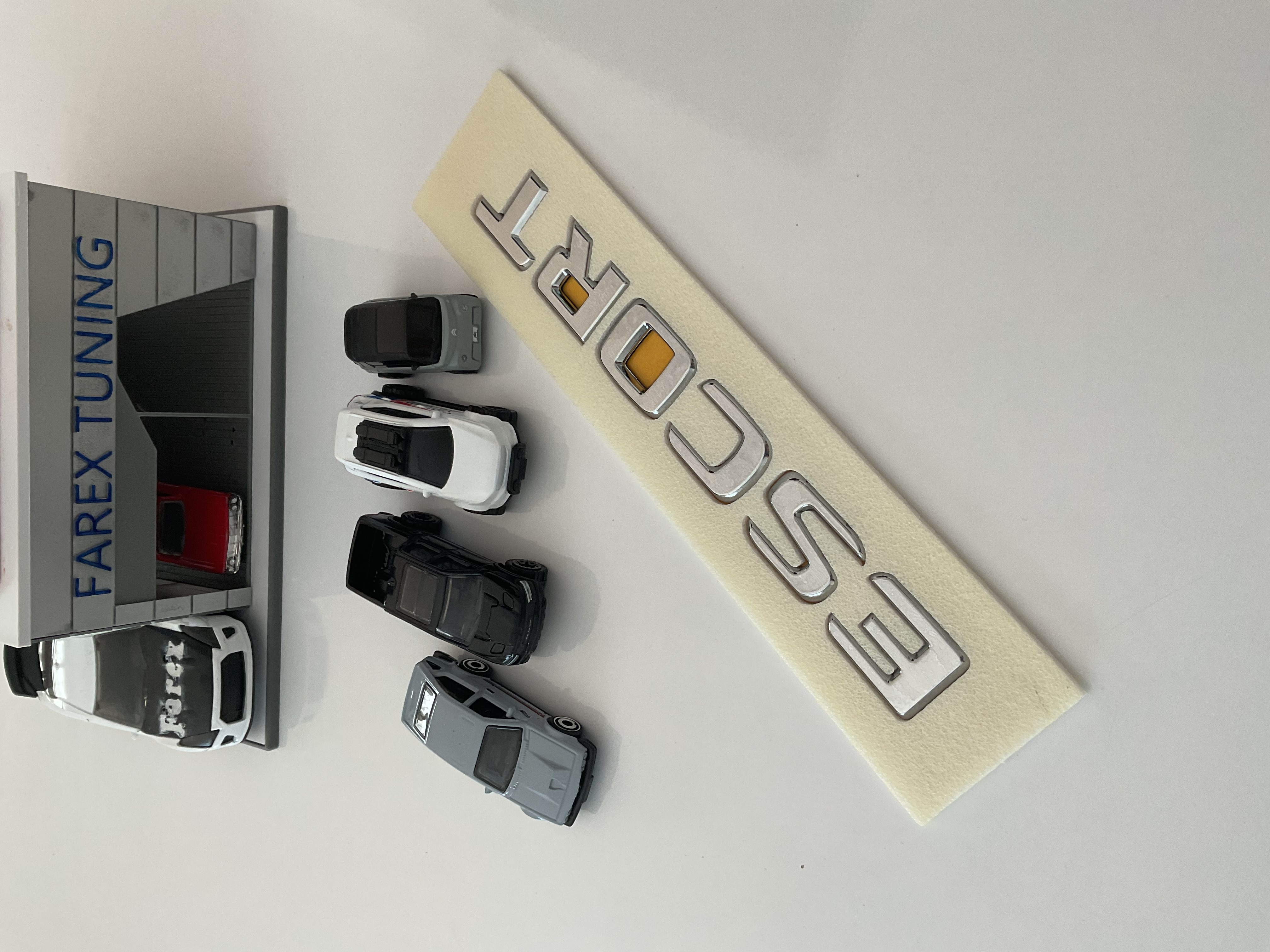 Ford Escort Krom Bagaj Yazısı 3M 3D ABS