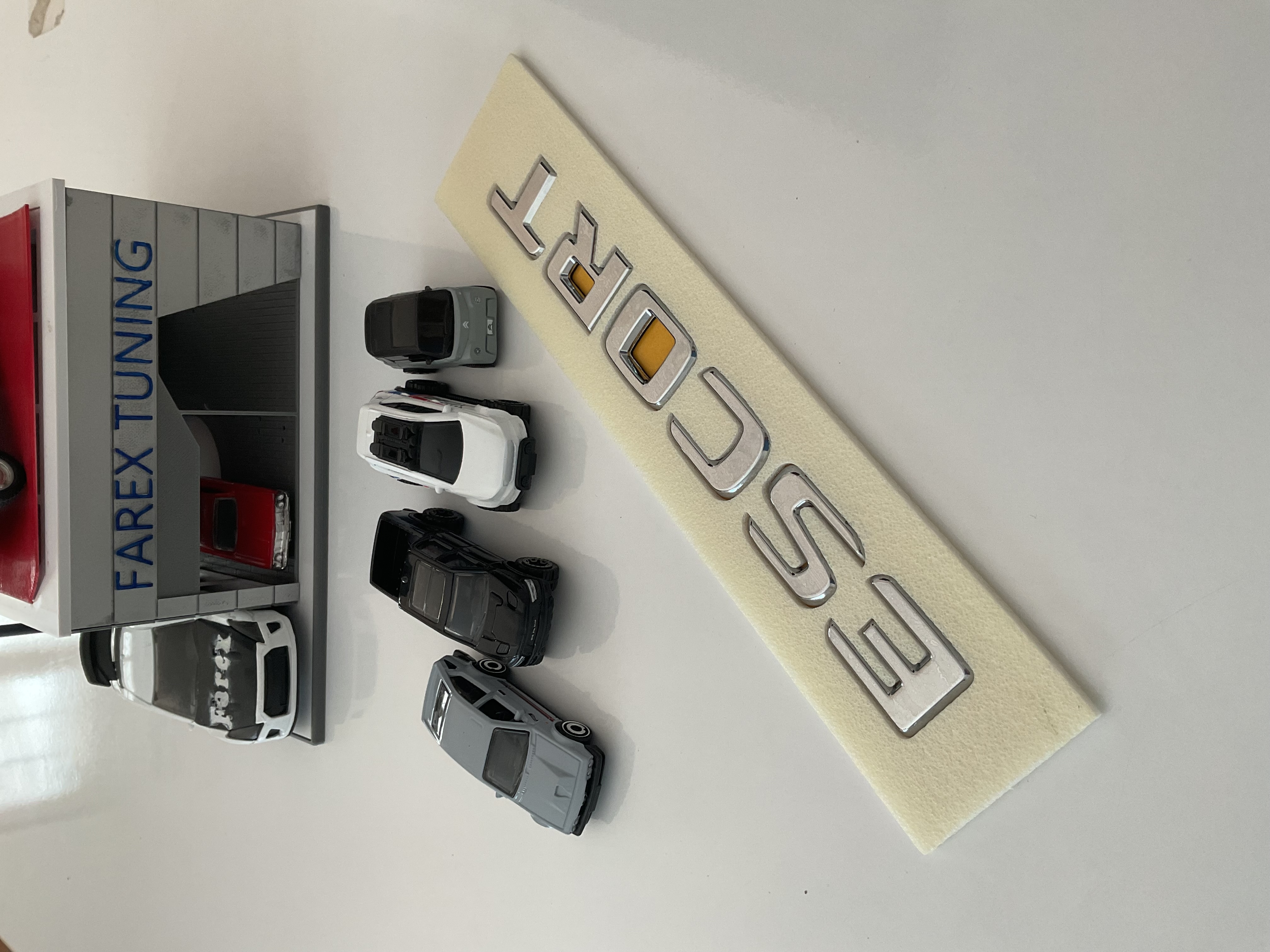 Ford Escort Krom Bagaj Yazısı 3M 3D ABS