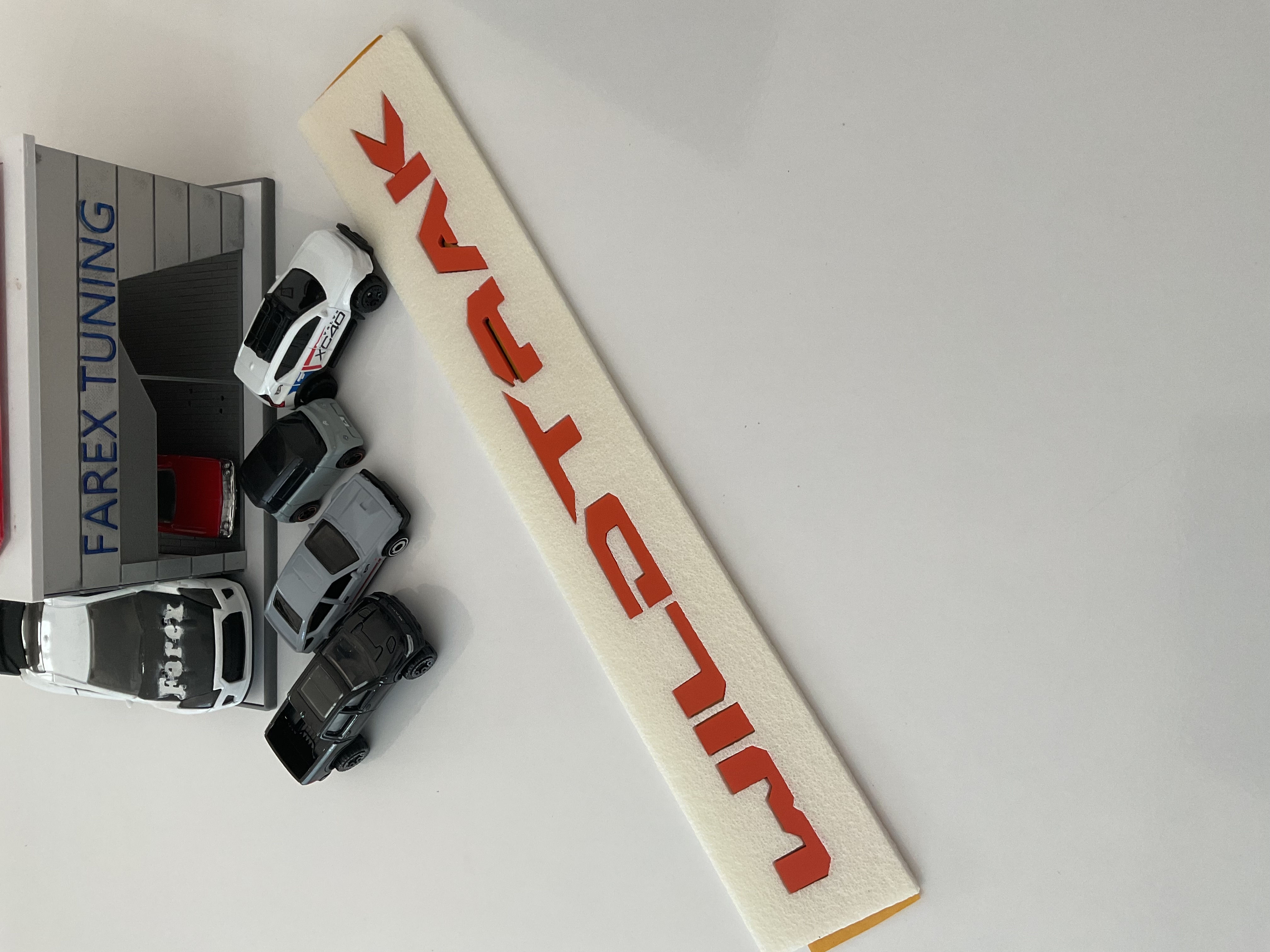 Ford Wildtrak Orange Çamurluk Yazısı 3M 3D ABS