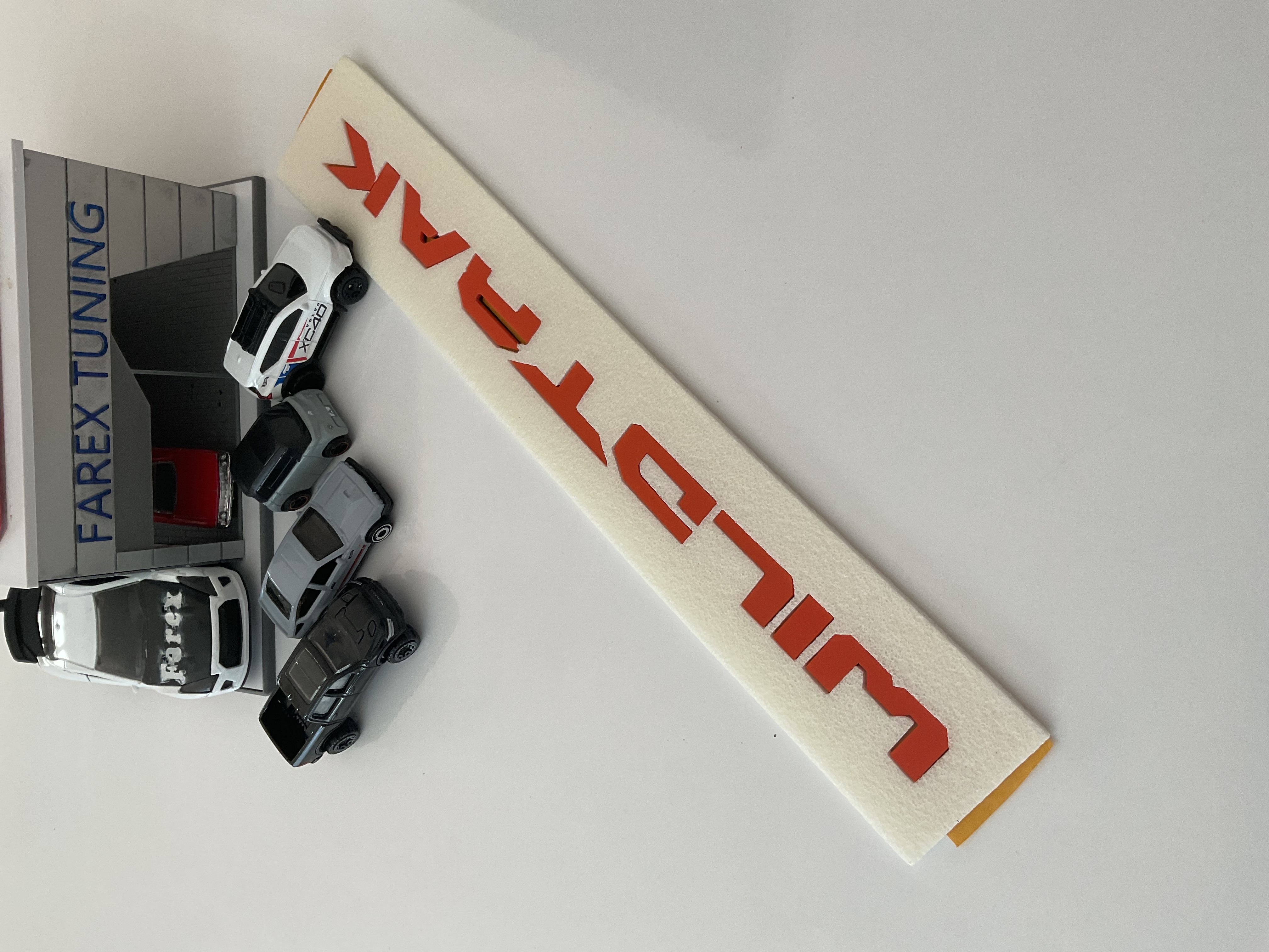 Ford Wildtrak Orange Çamurluk Yazısı 3M 3D ABS