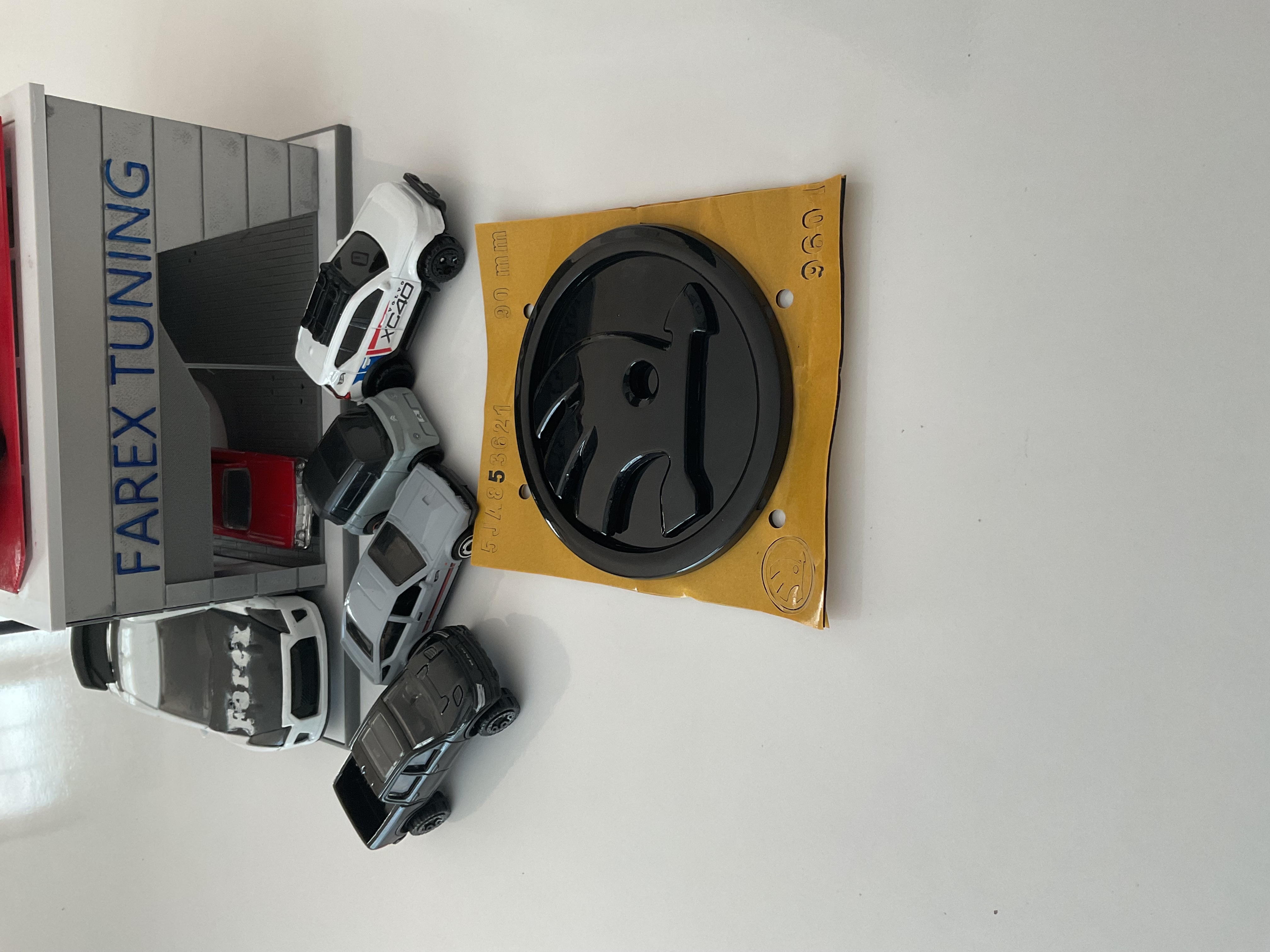 Skoda Piano Black Bagaj Arması 90mm 3M 3D ABS