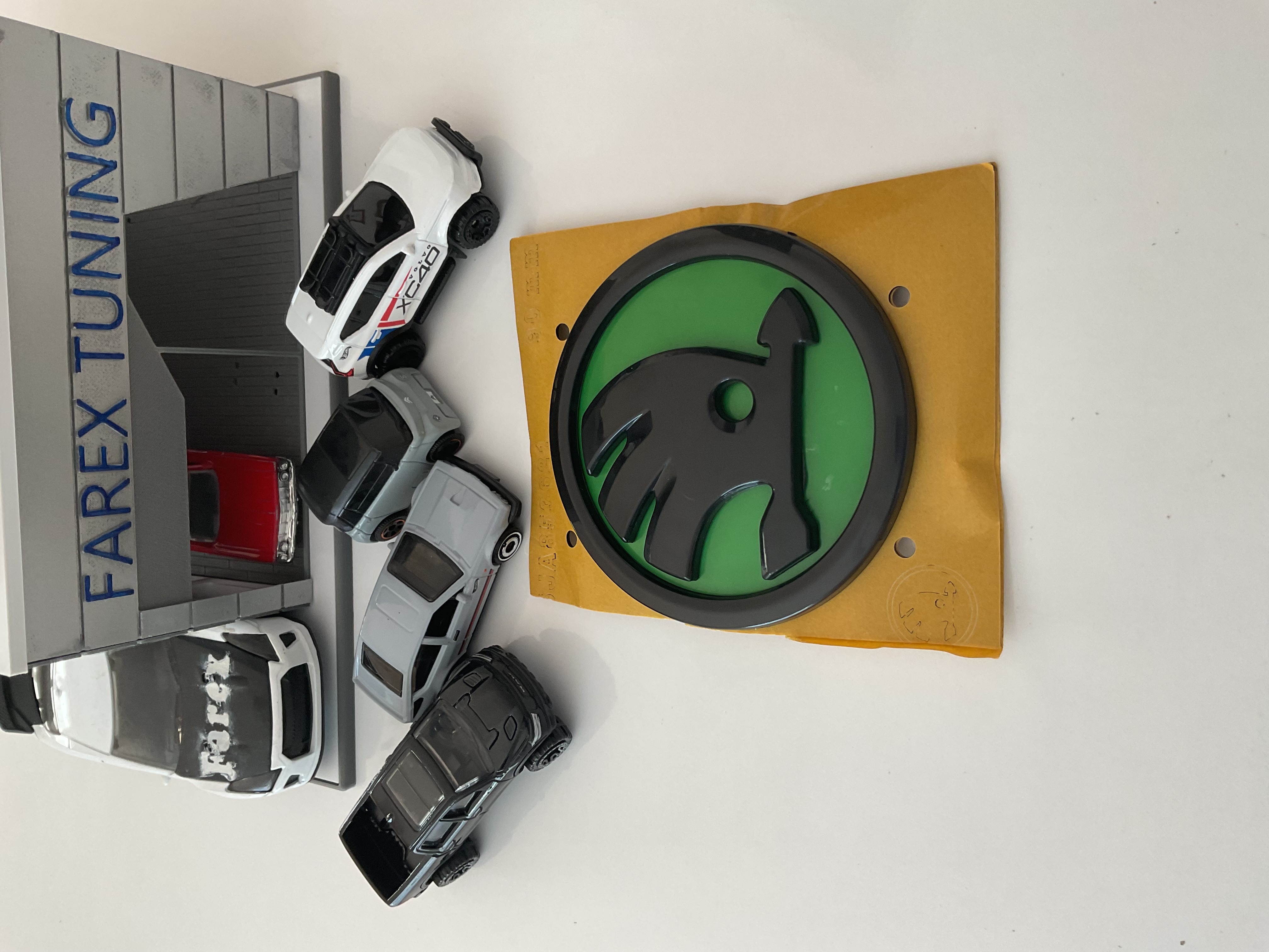 Skoda Yeşil Bagaj Arması 90mm 3M 3D ABS