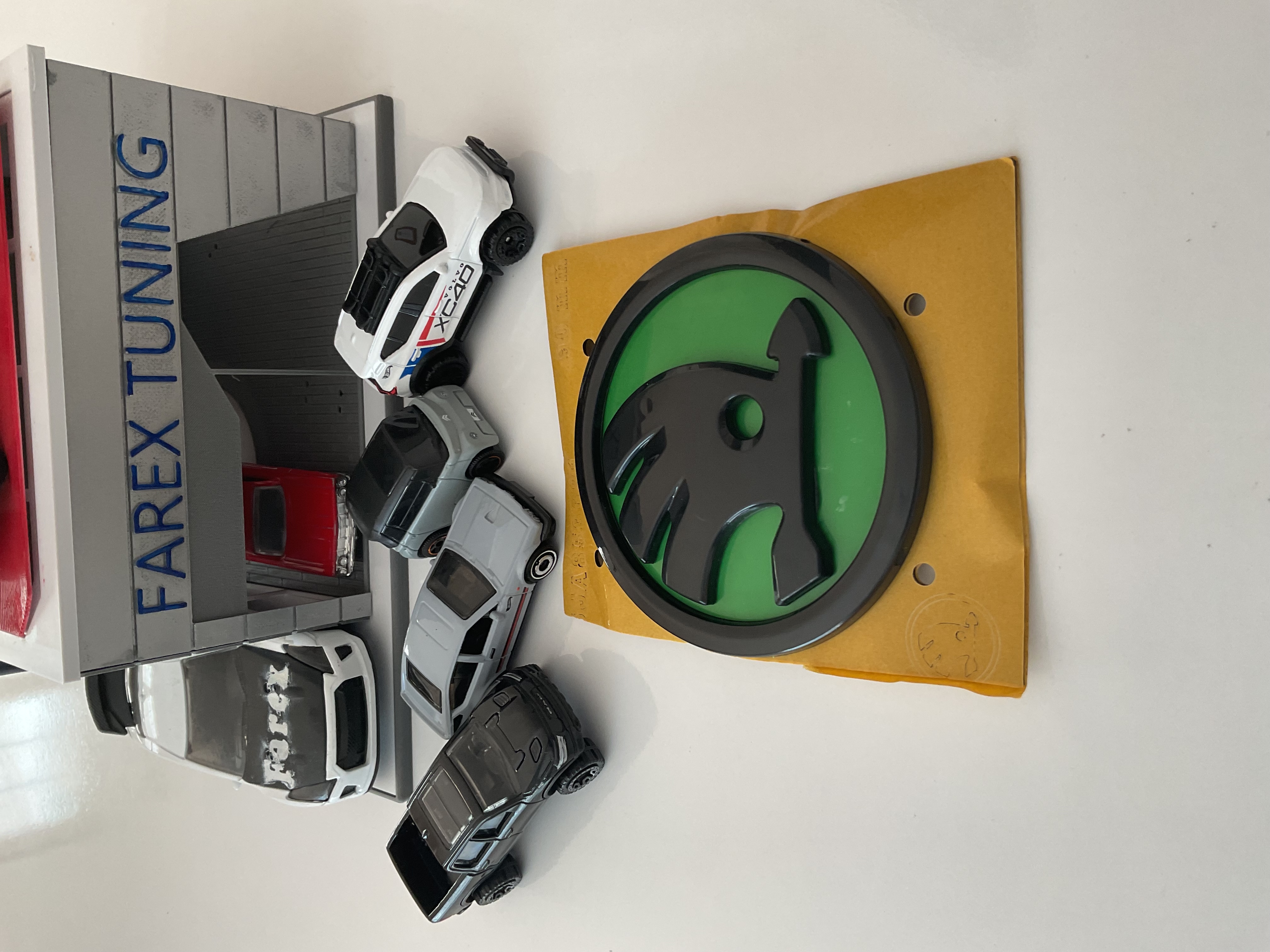 Skoda Yeşil Bagaj Arması 90mm 3M 3D ABS