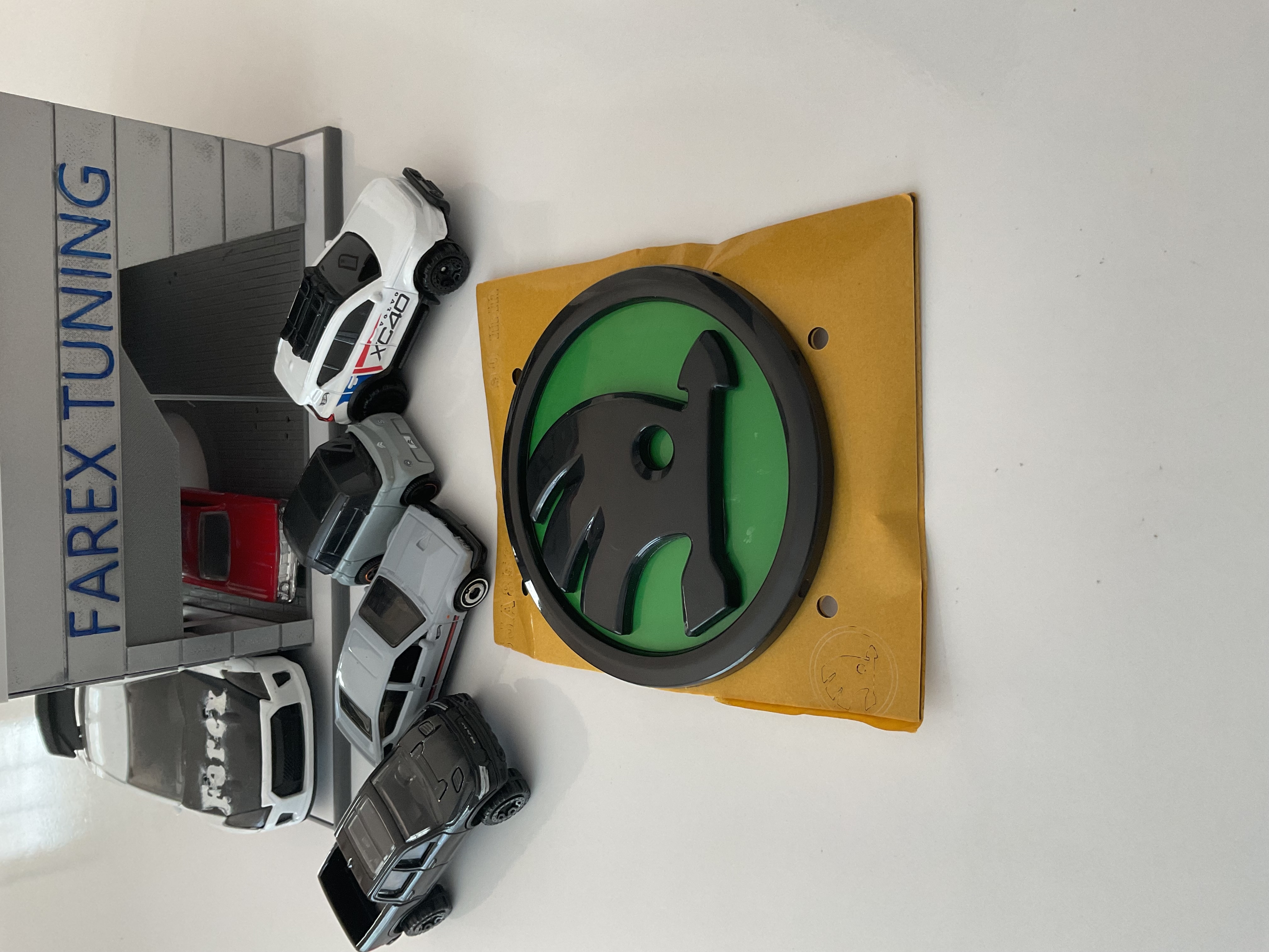 Skoda Yeşil Bagaj Arması 90mm 3M 3D ABS