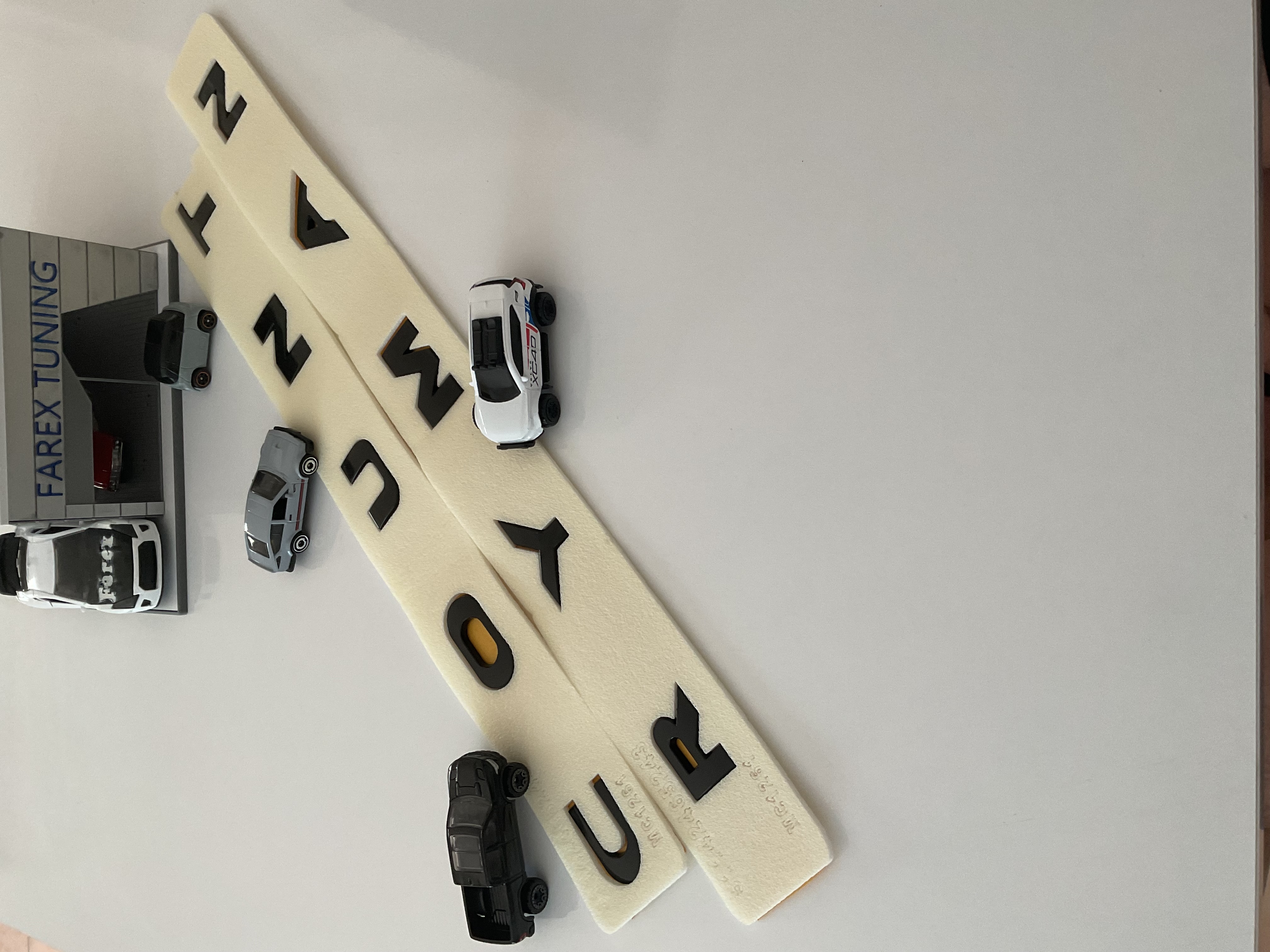 Mini Countryman Piano Black Bagaj Yazısı Boşluklu 3M 3D ABS