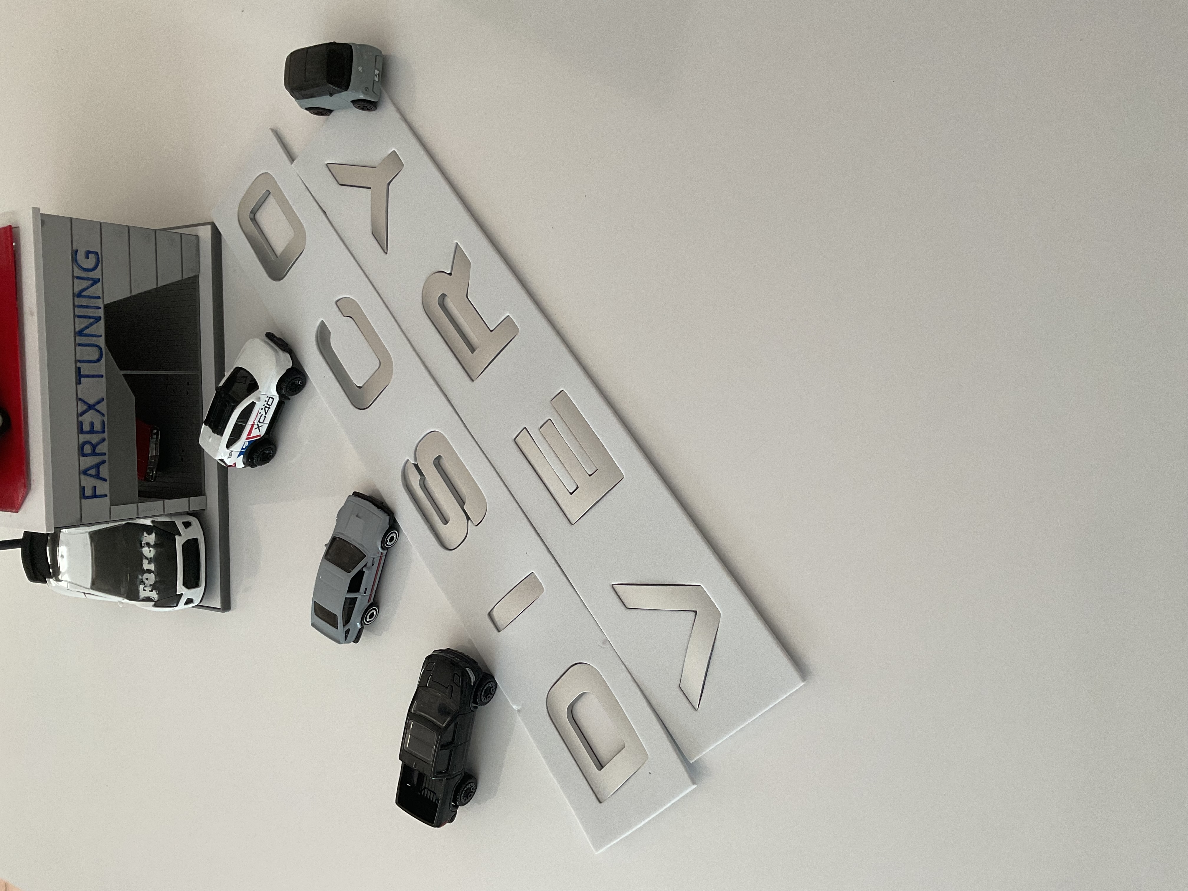 Land Rover Discovery Gri Kaput Yazısı 3M 3D ABS