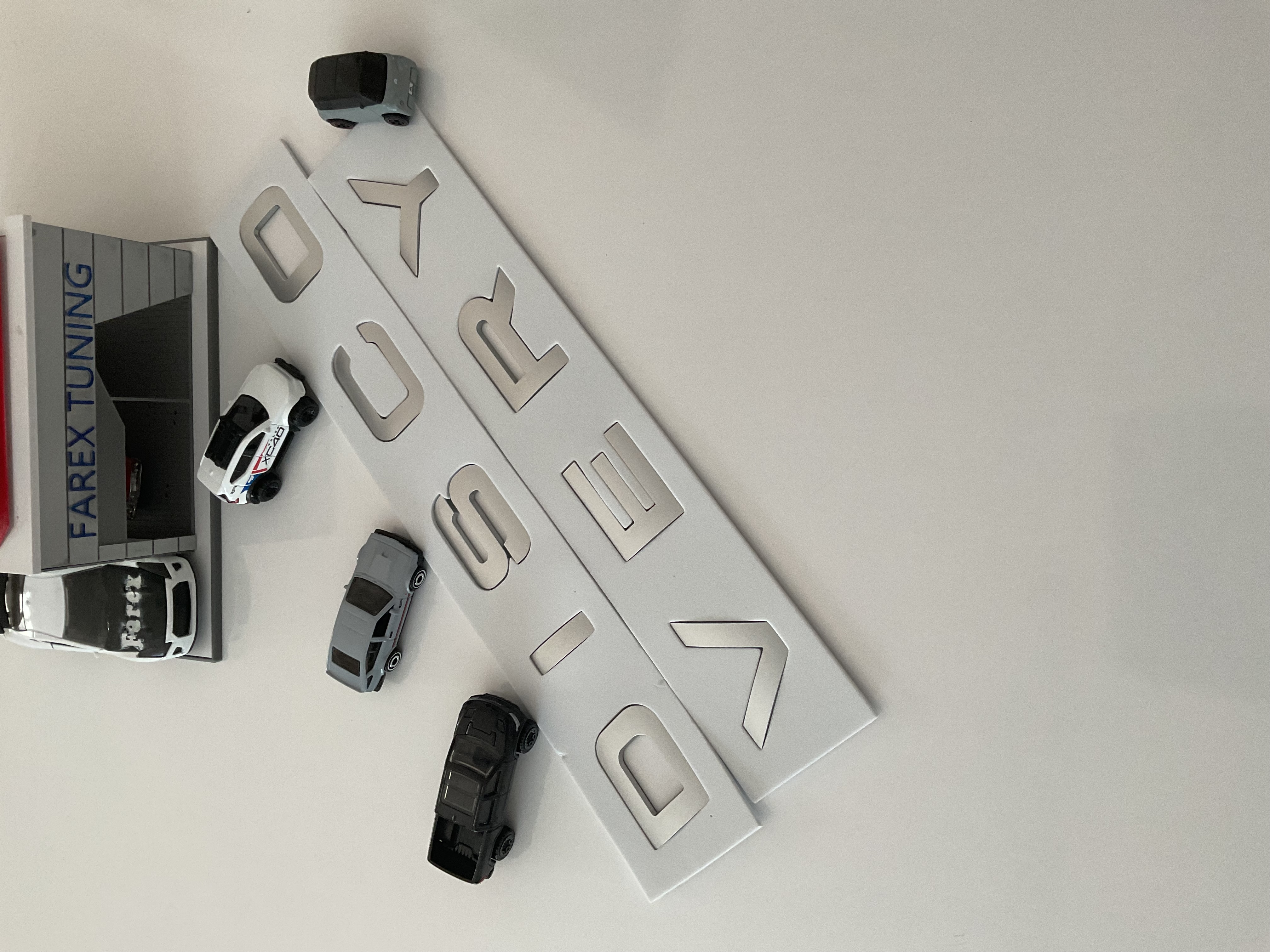 Land Rover Discovery Gri Kaput Yazısı 3M 3D ABS