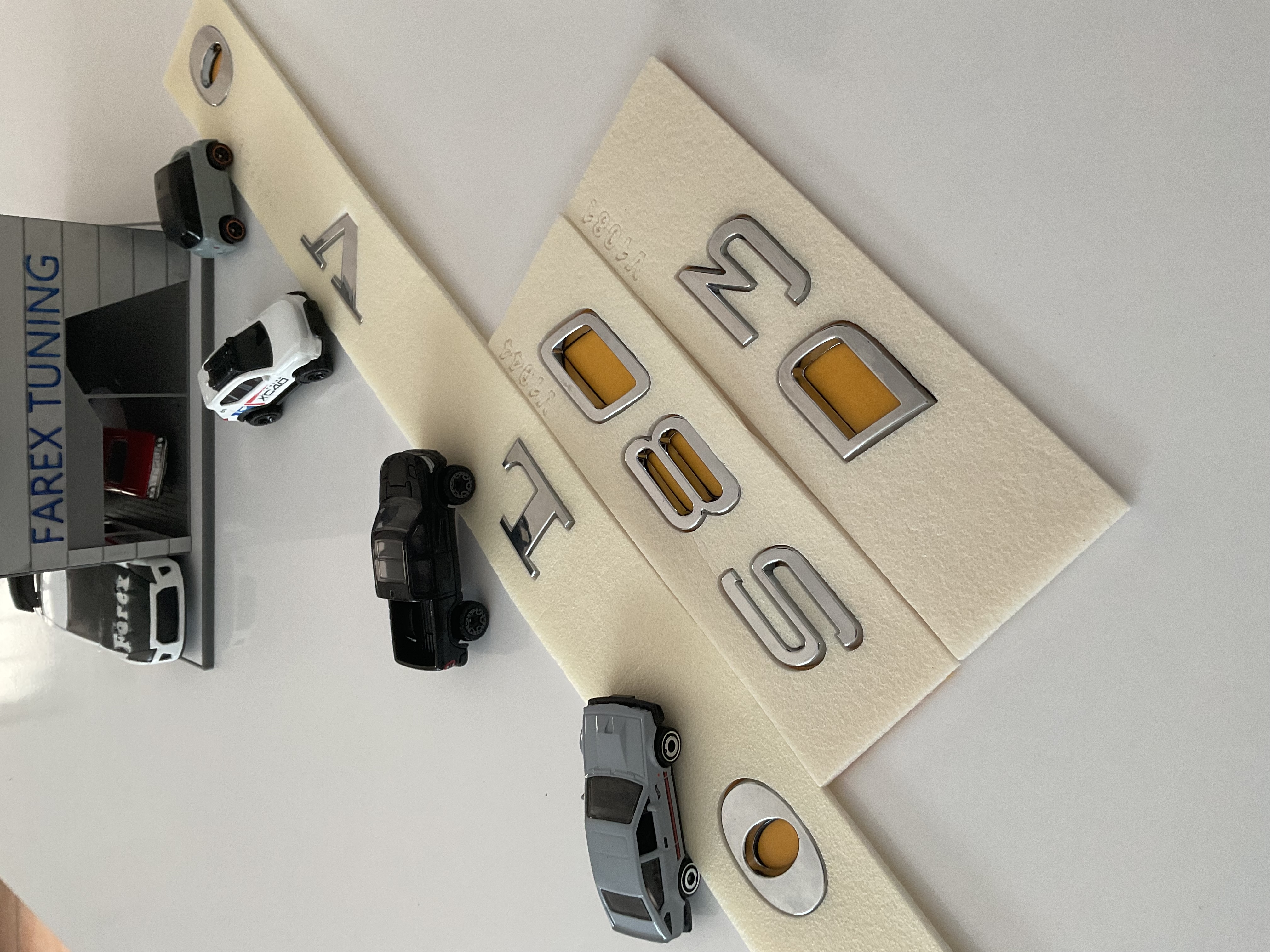Volvo-S80 ve D3 Yeni Nesil Krom Bagaj Yazısı Seti 3’lü 3M 3D ABS