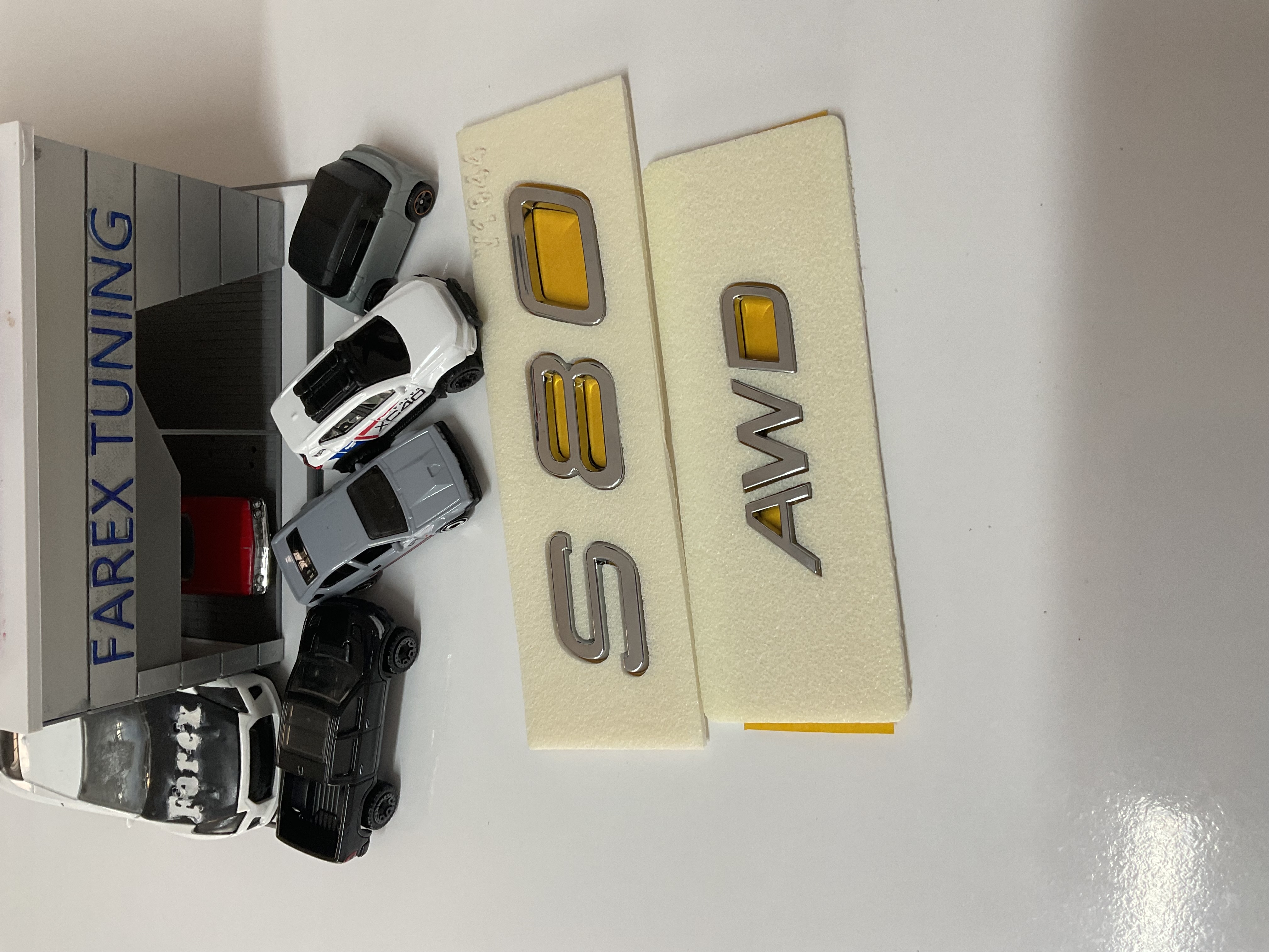 Volvo S80 ve AWD Yeni Nesil Krom Bagaj Yazısı Seti 2’li 3M 3D ABS