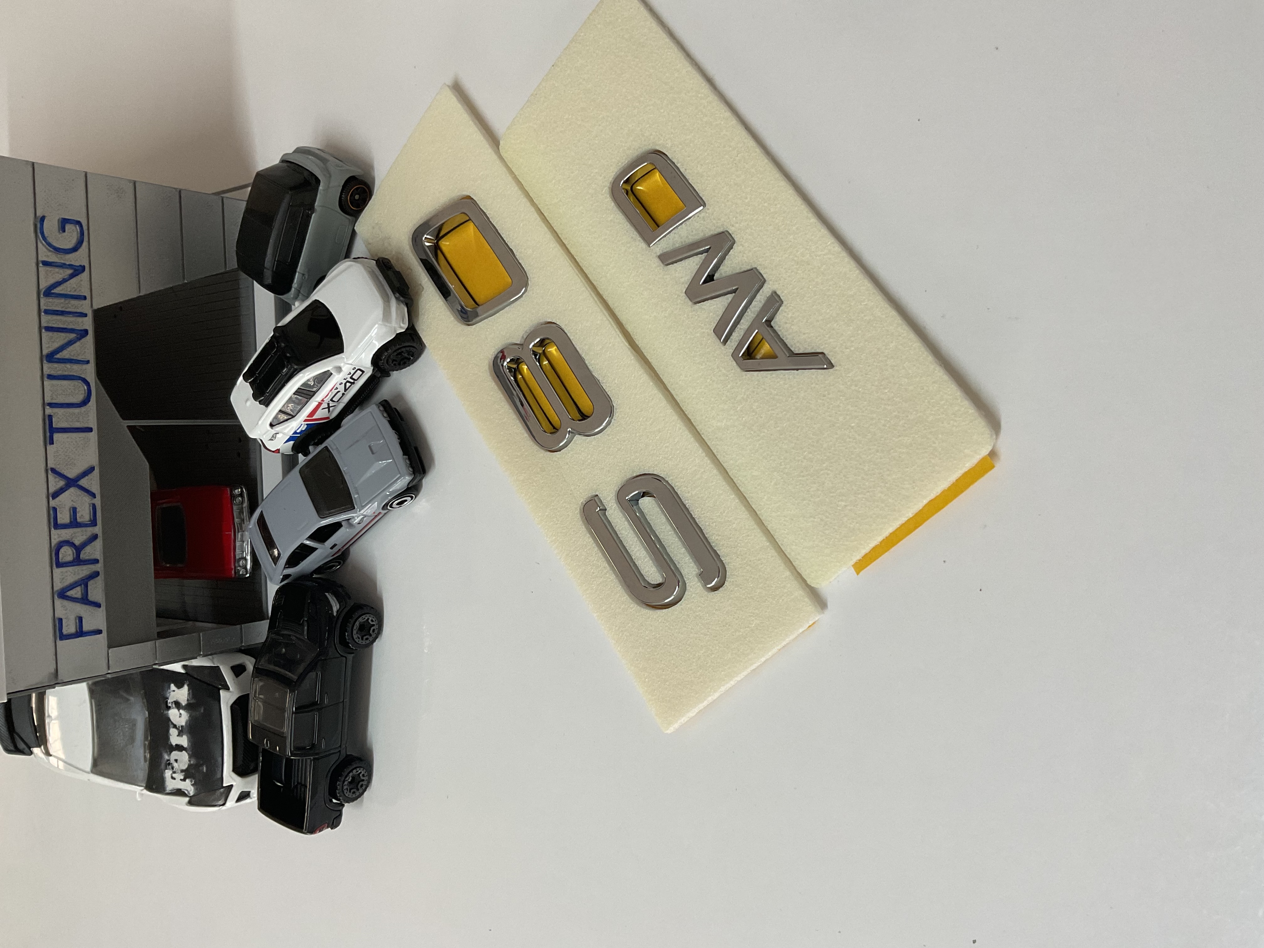 Volvo S80 ve AWD Yeni Nesil Krom Bagaj Yazısı Seti 2’li 3M 3D ABS