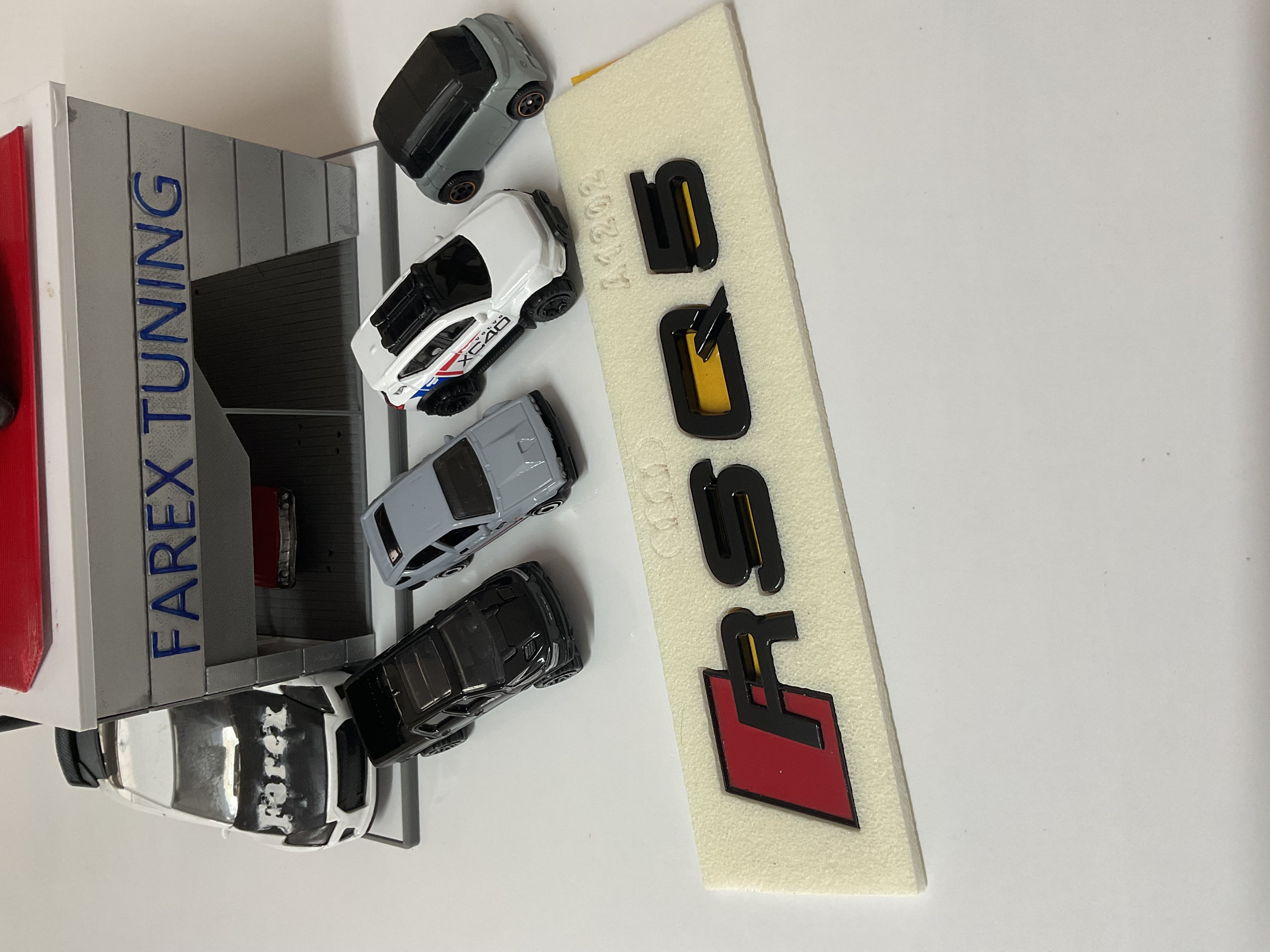 Audi RS Q5 Piano Black Bagaj Yazısı 3M 3D ABS