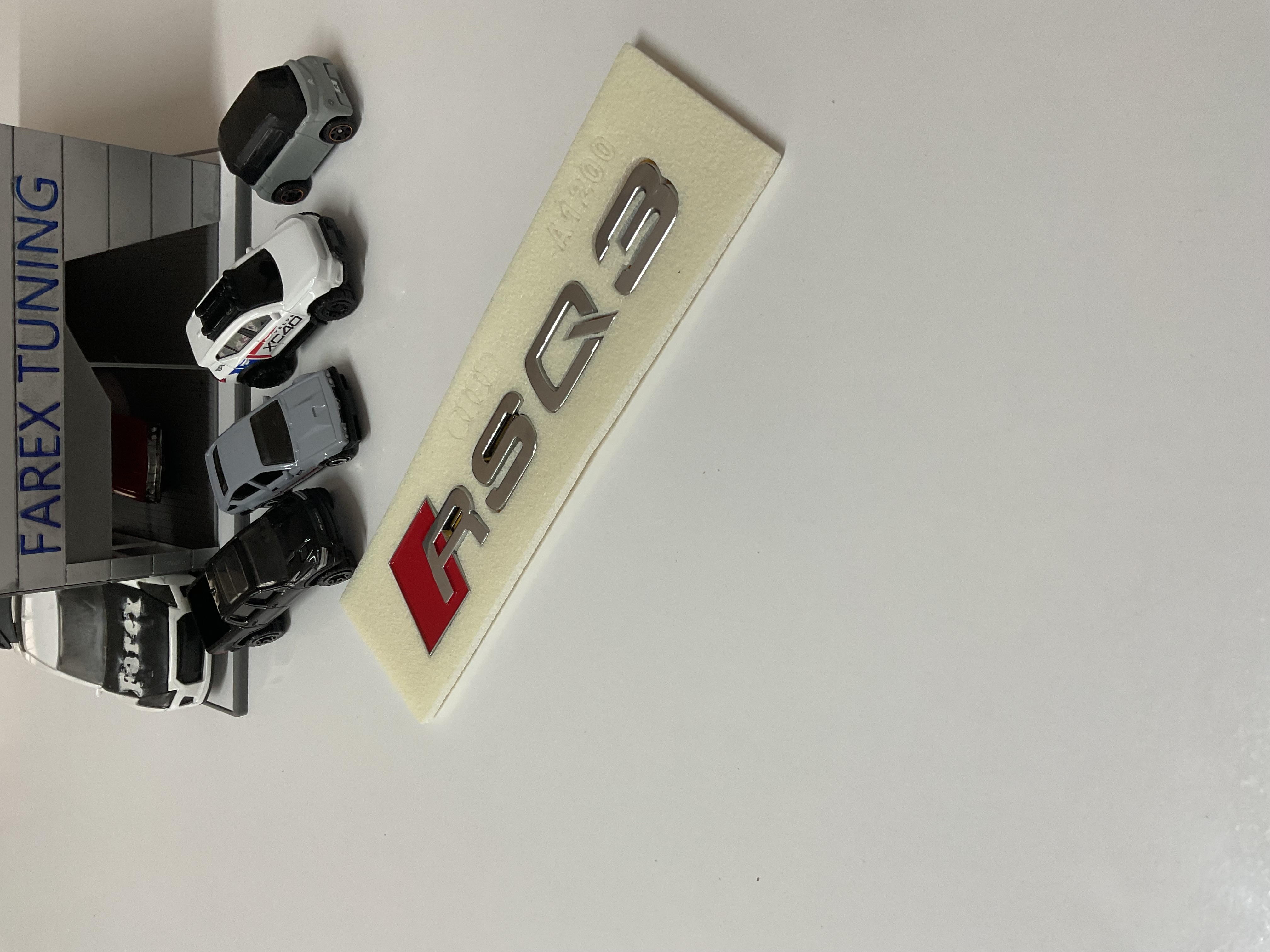 Audi RS Q3 Krom Bagaj Yazısı 3M 3D ABS