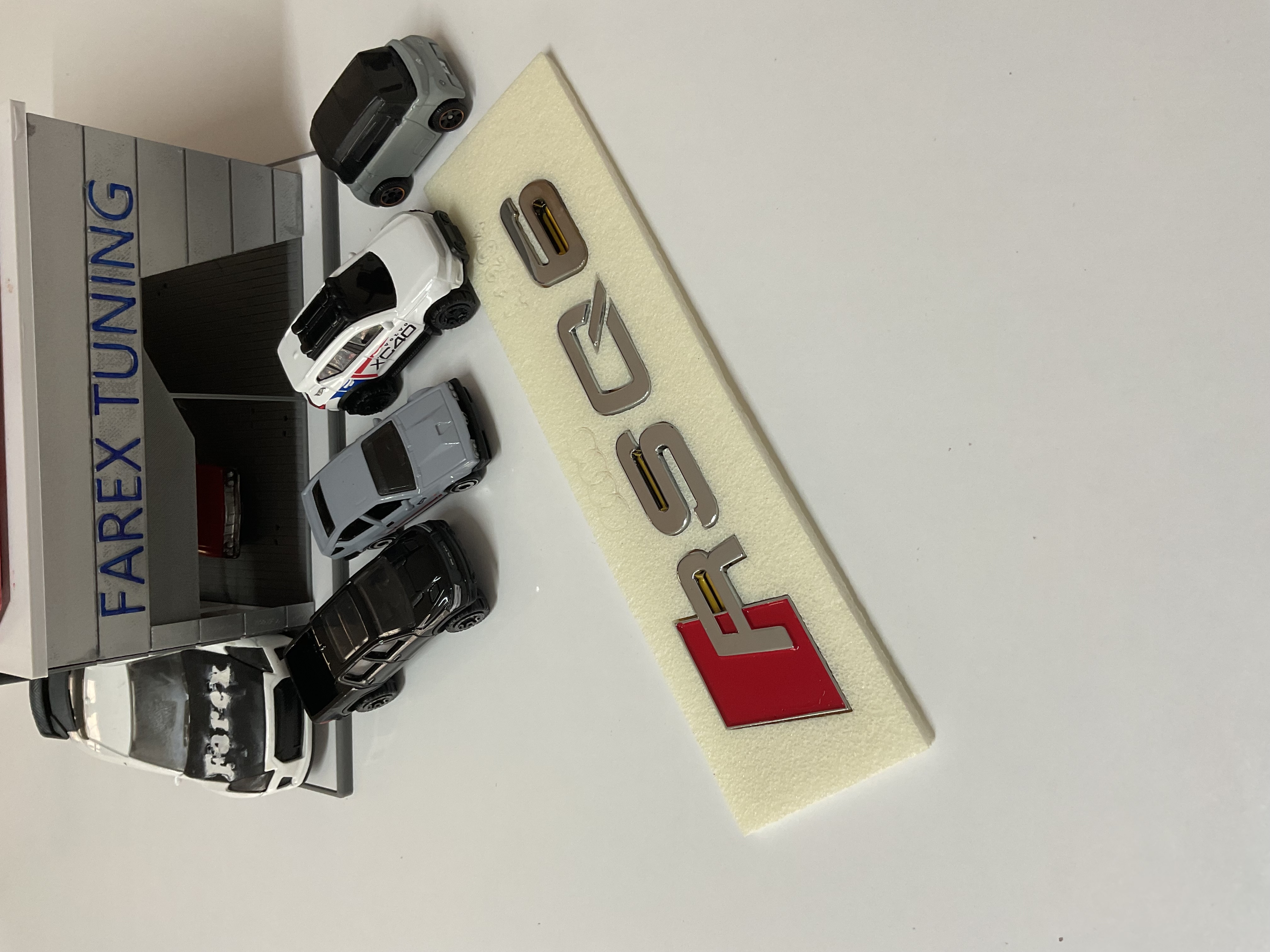 Audi RS Q6 Krom Bagaj Yazısı 3M 3D ABS