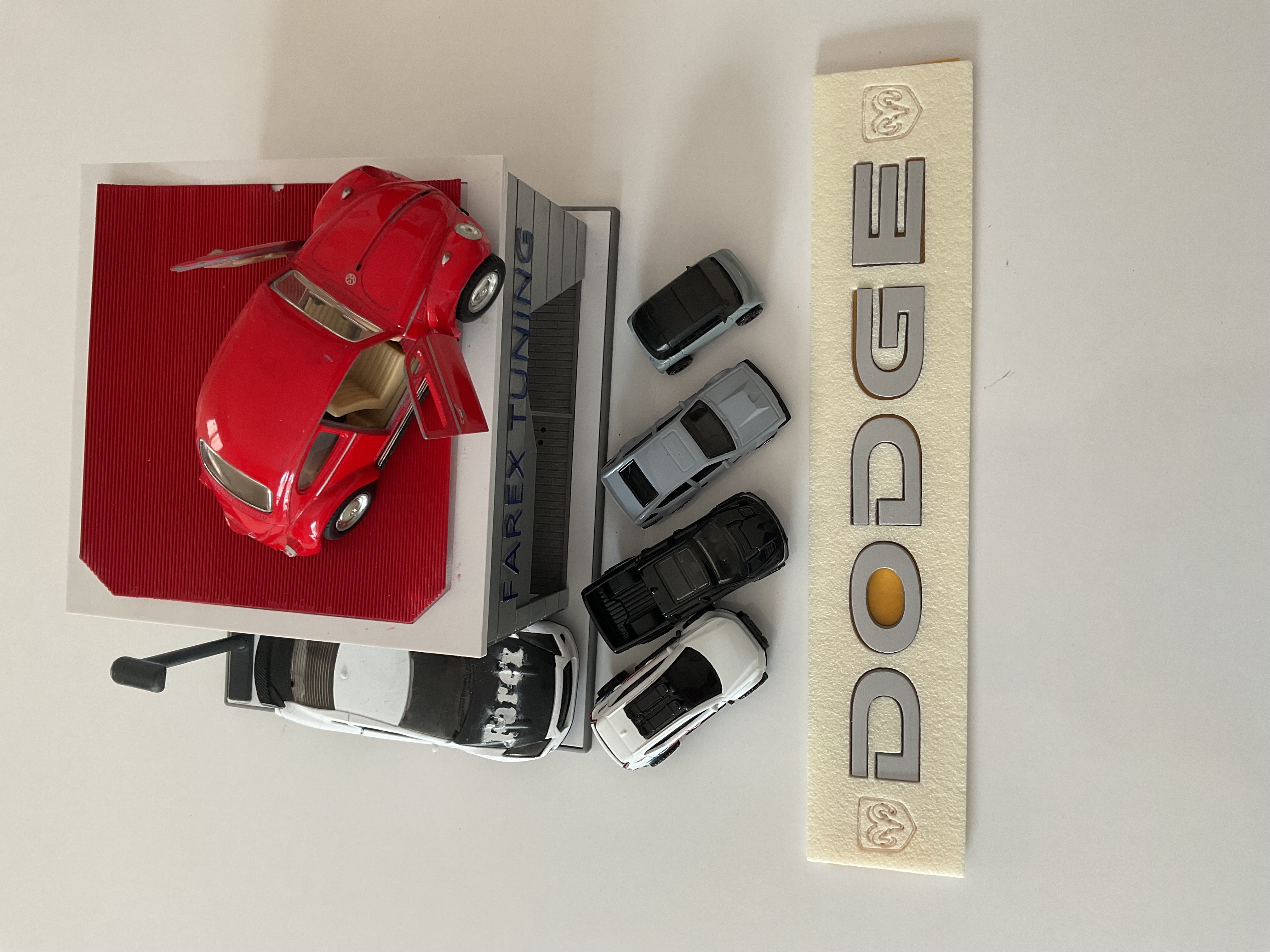 Dodge Yeni Nesil Gri Bagaj Yazısı 3M 3D ABS