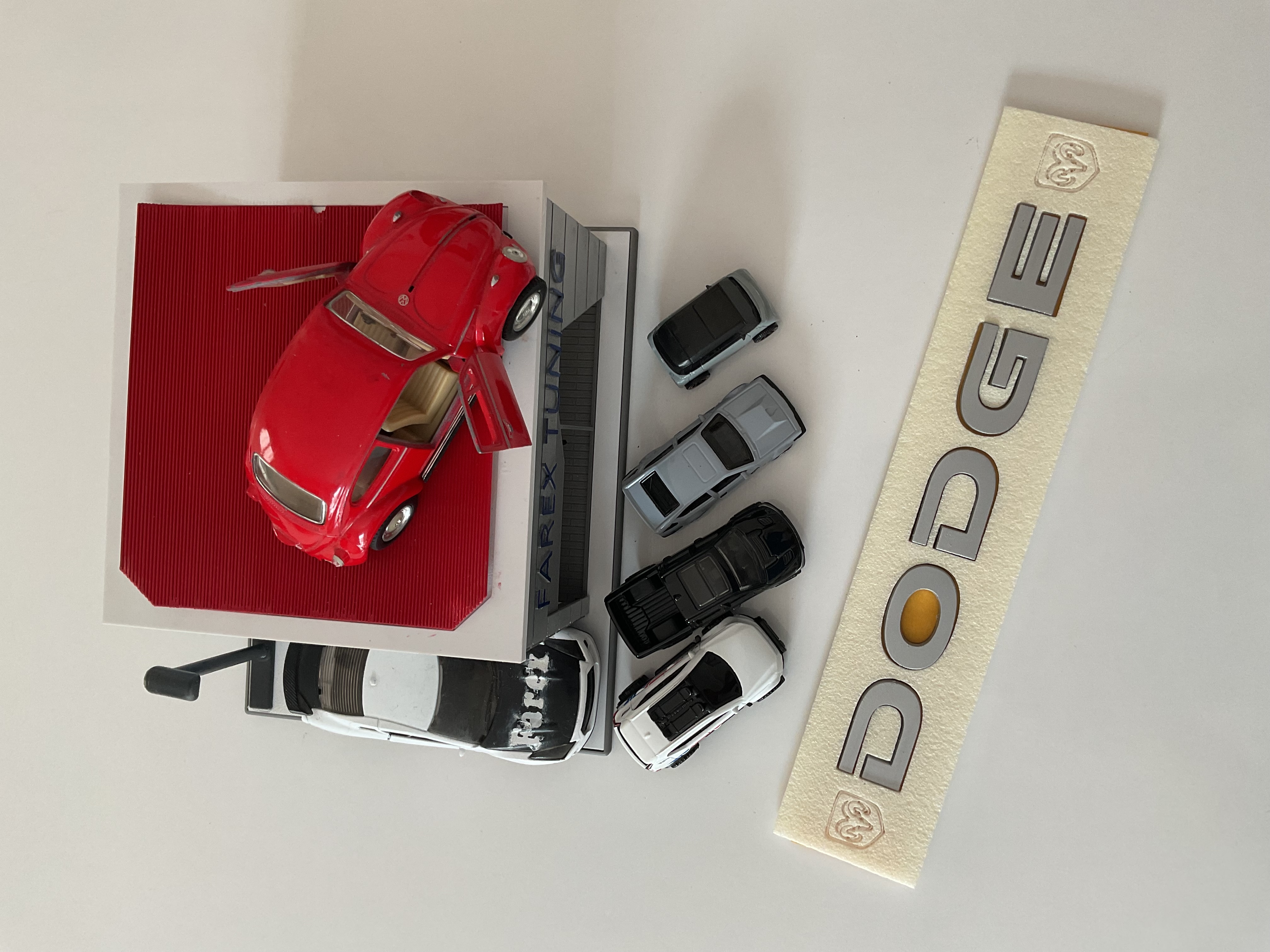 Dodge Yeni Nesil Gri Bagaj Yazısı 3M 3D ABS