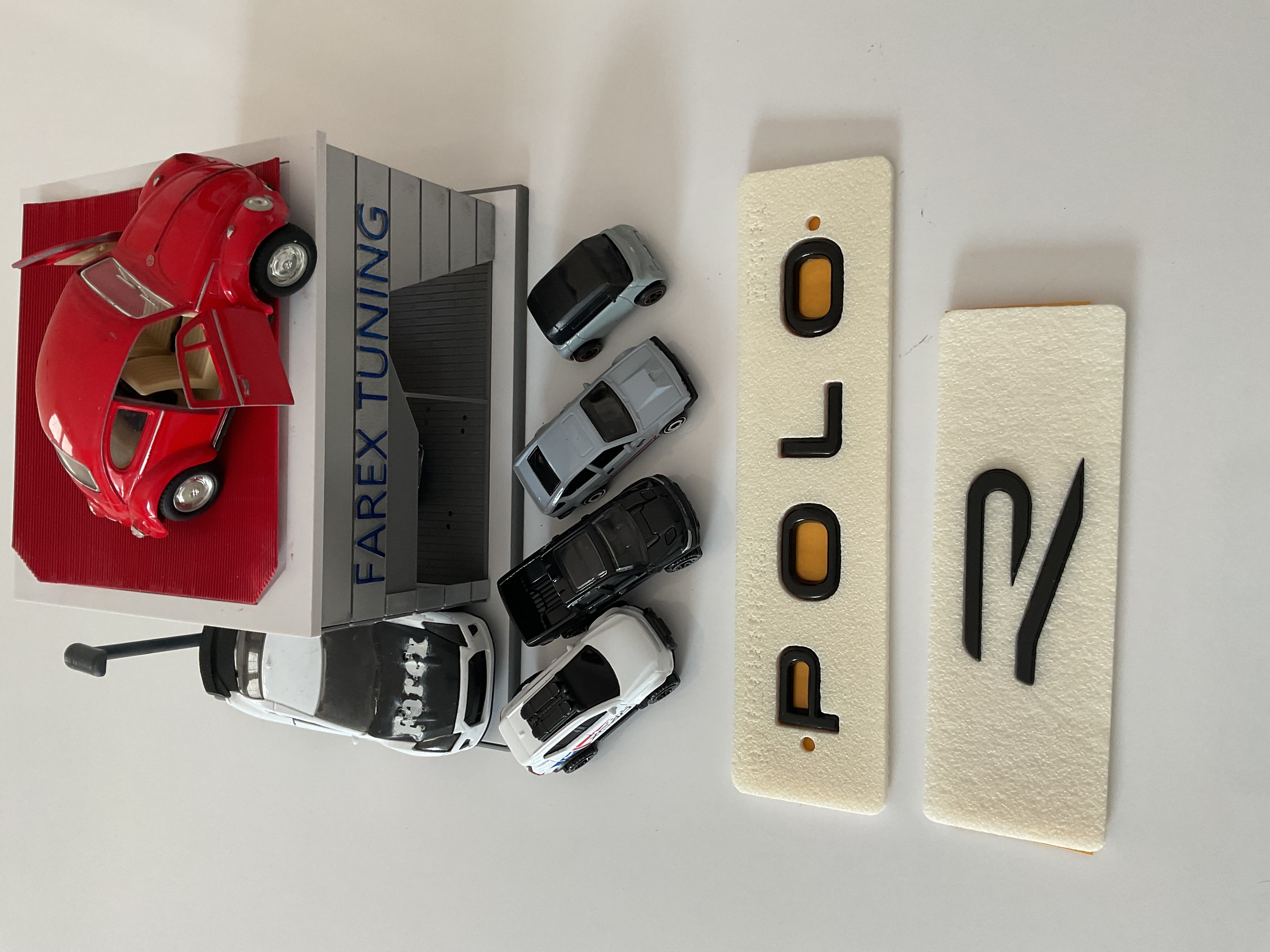 Volkswagen Polo Piano Black ve R Büyük Boy Yeni Nesil Bagaj Yazısı 3M 3D ABS