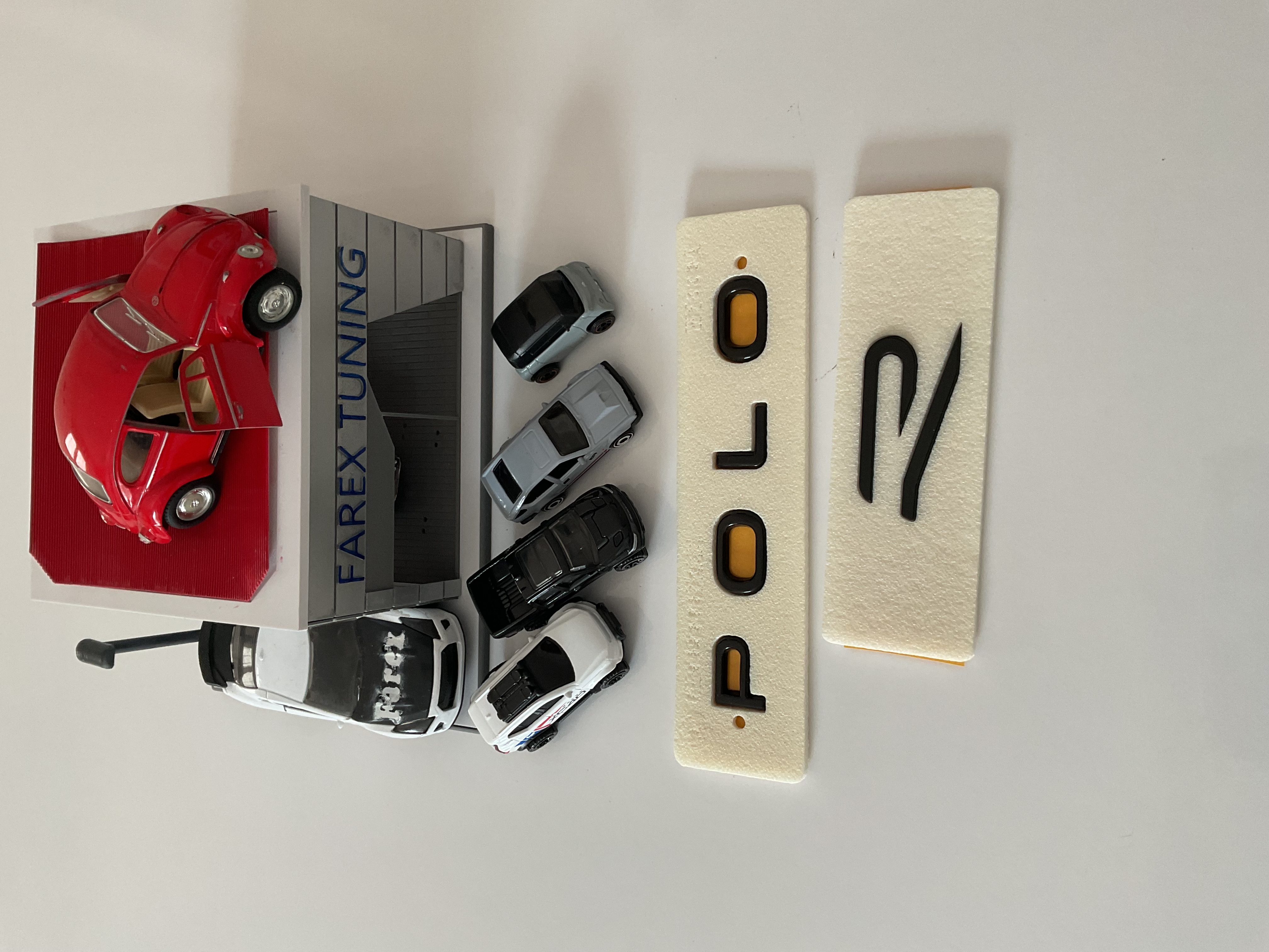 Volkswagen Polo Piano Black ve R Büyük Boy Yeni Nesil Bagaj Yazısı 3M 3D ABS