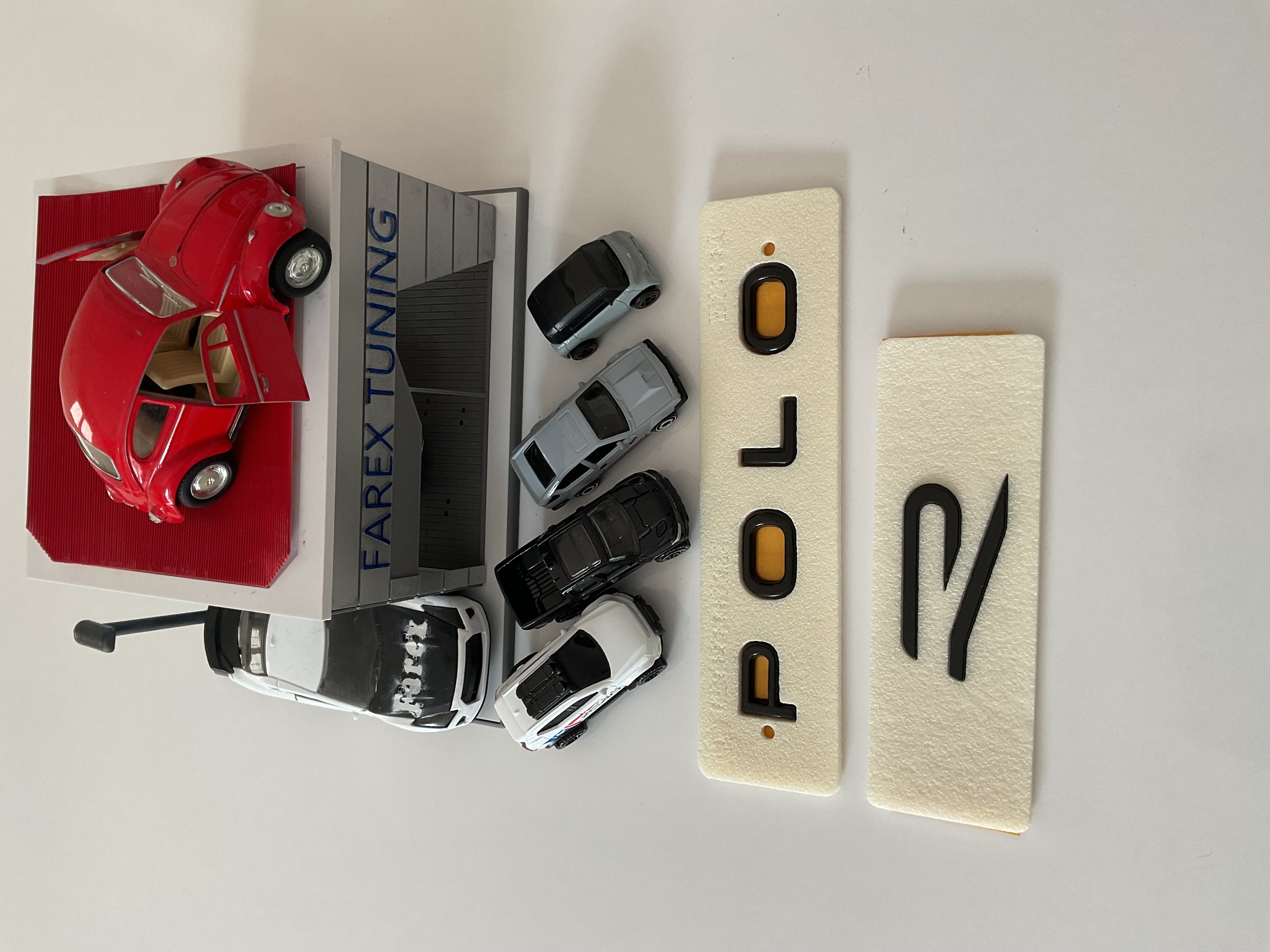 Volkswagen Polo Piano Black ve R Büyük Boy Yeni Nesil Bagaj Yazısı 3M 3D ABS