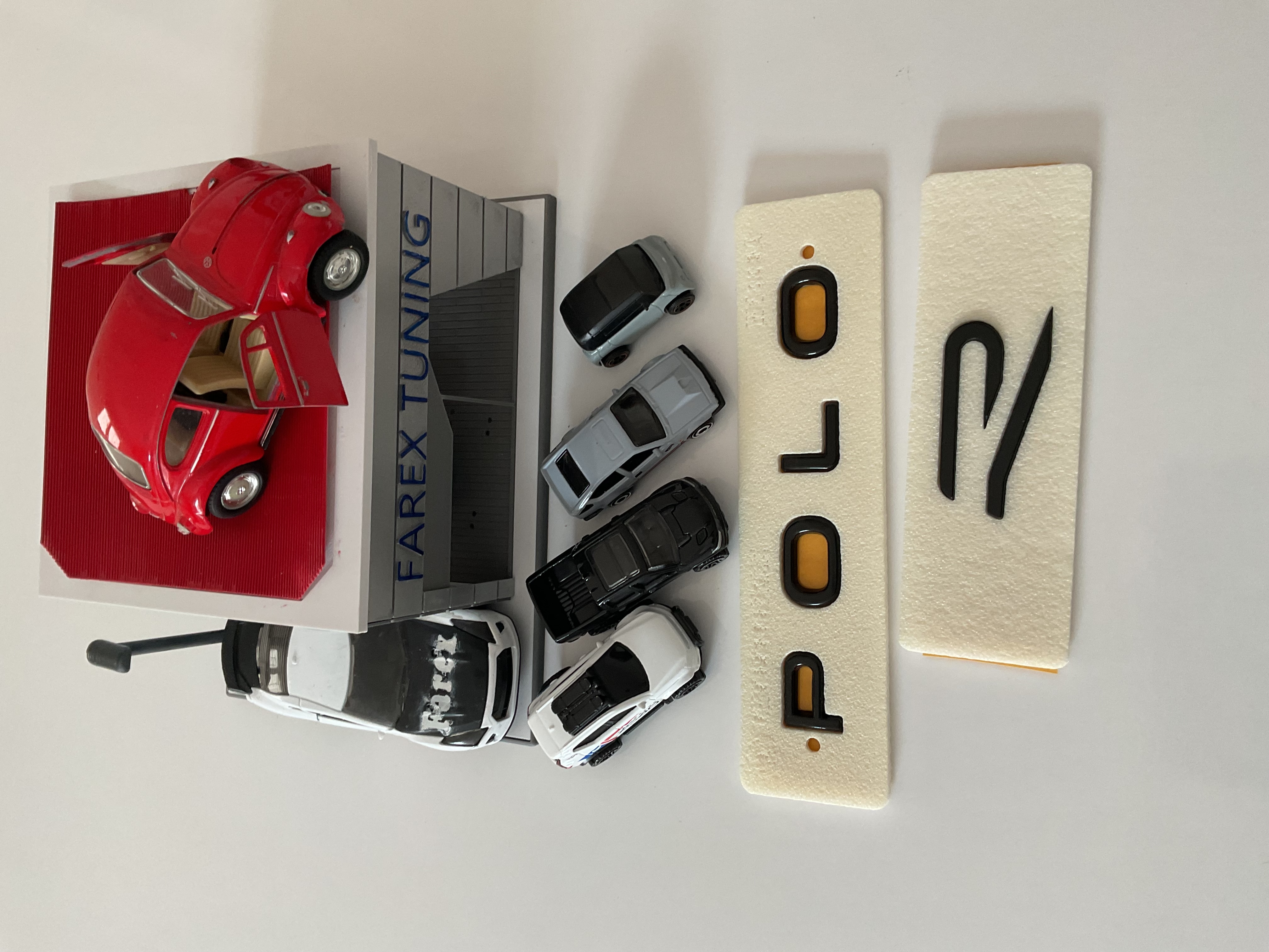 Volkswagen Polo Piano Black ve R Büyük Boy Yeni Nesil Bagaj Yazısı 3M 3D ABS