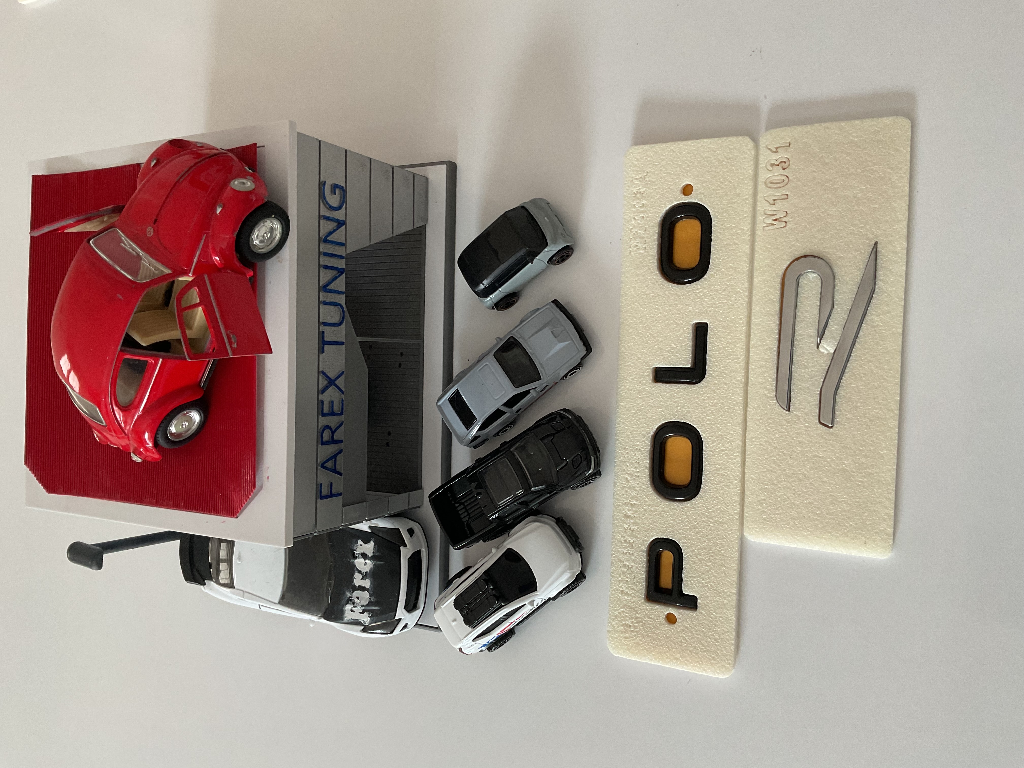 Volkswagen Polo Piano Black ve R (Gri) Büyük Boy Yeni Nesil Bagaj Yazısı 3M 3D ABS