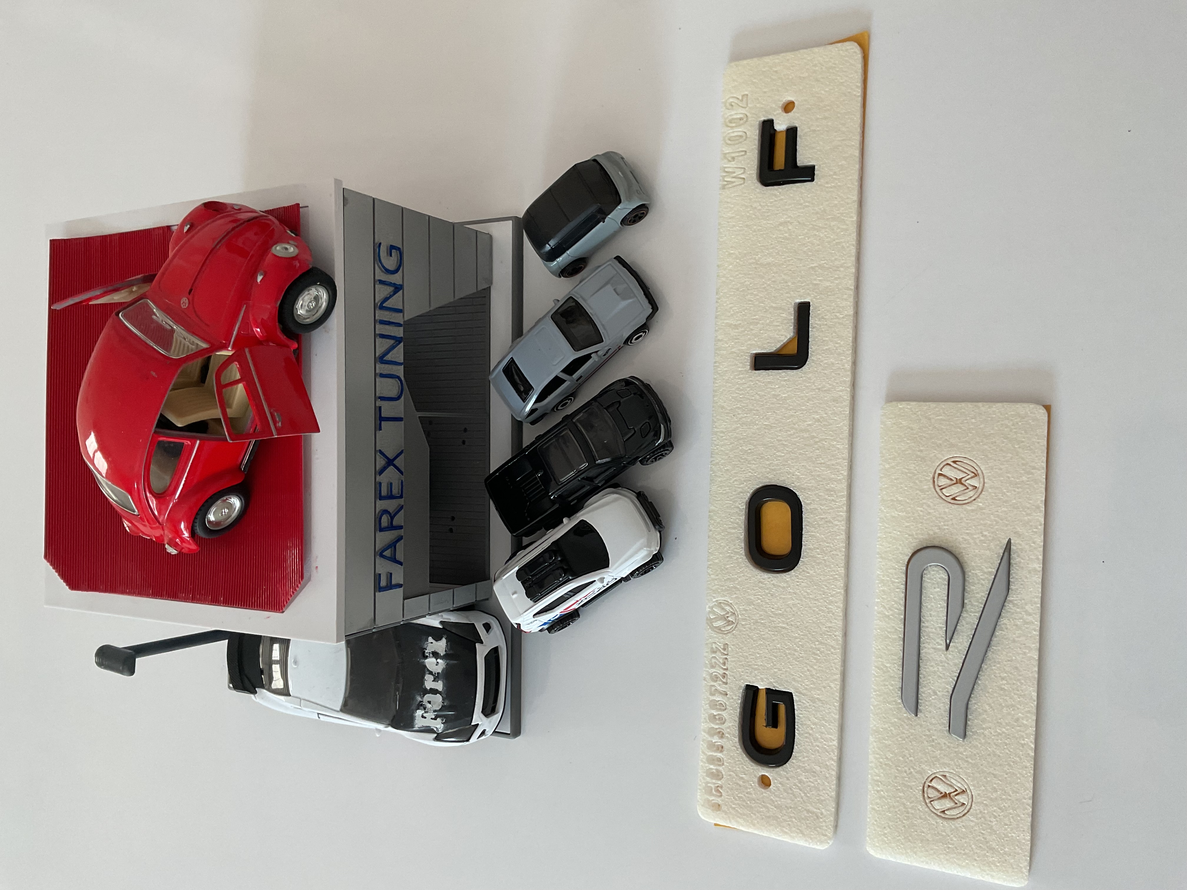 Volkswagen Golf Piano Black Boşluklu ve R (Gri) Yeni Nesil 3M 3D ABS