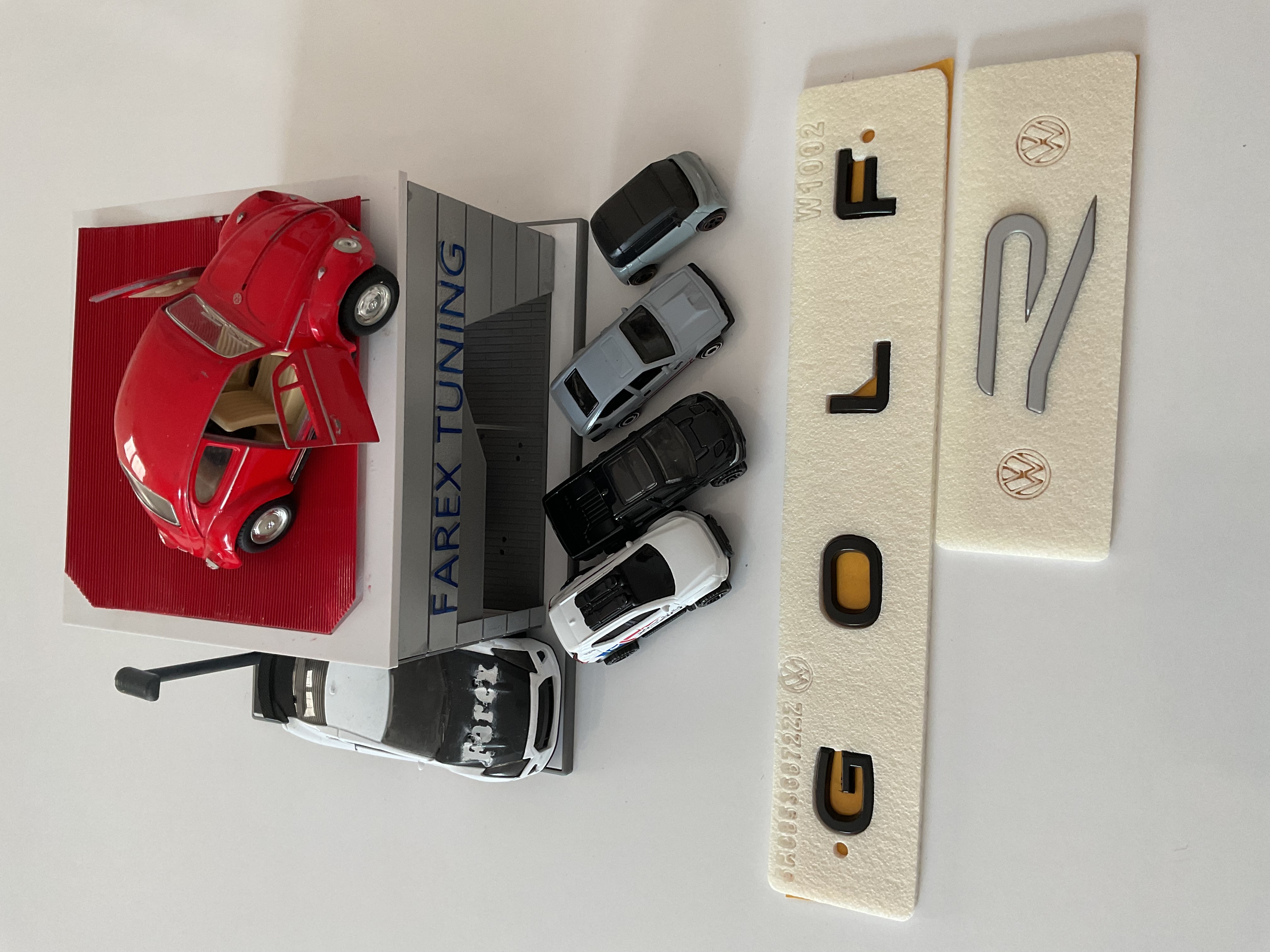 Volkswagen Golf Piano Black Boşluklu ve R (Gri) Yeni Nesil 3M 3D ABS