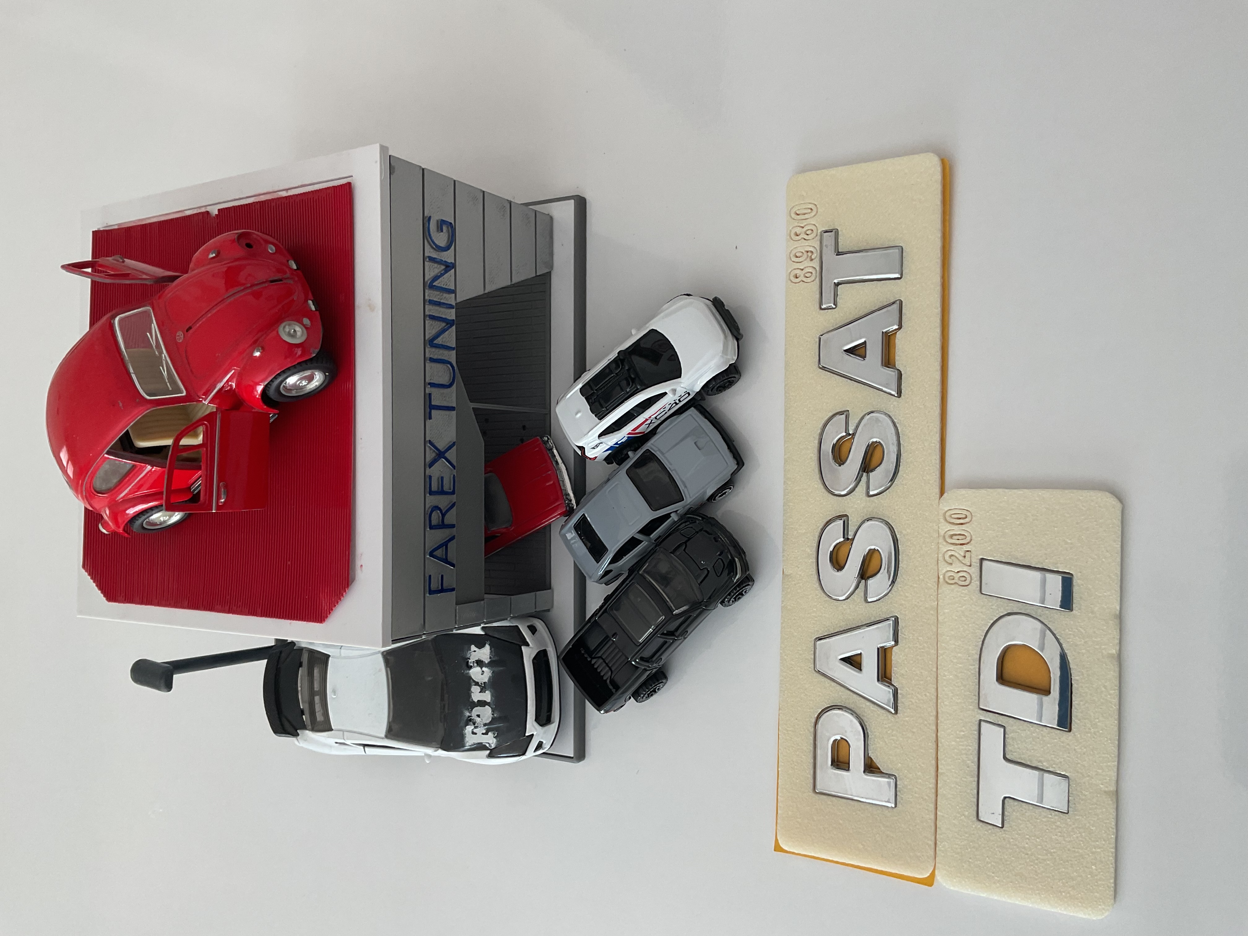 Volkswagen Passat ve TDI Krom Bagaj Yazısı Seti 2’li 3M 3D ABS