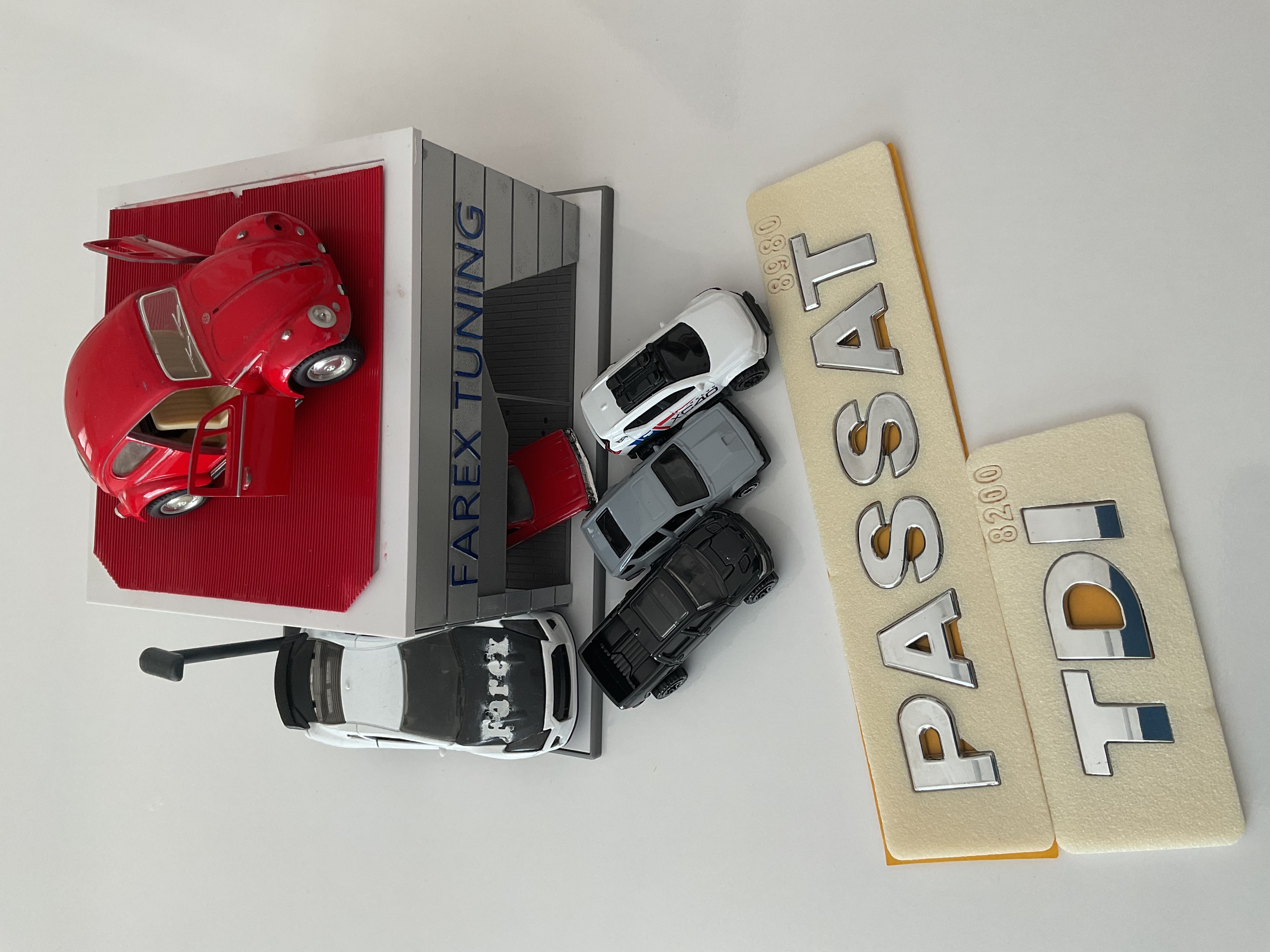 Volkswagen Passat ve TDI Krom Bagaj Yazısı Seti 2’li 3M 3D ABS