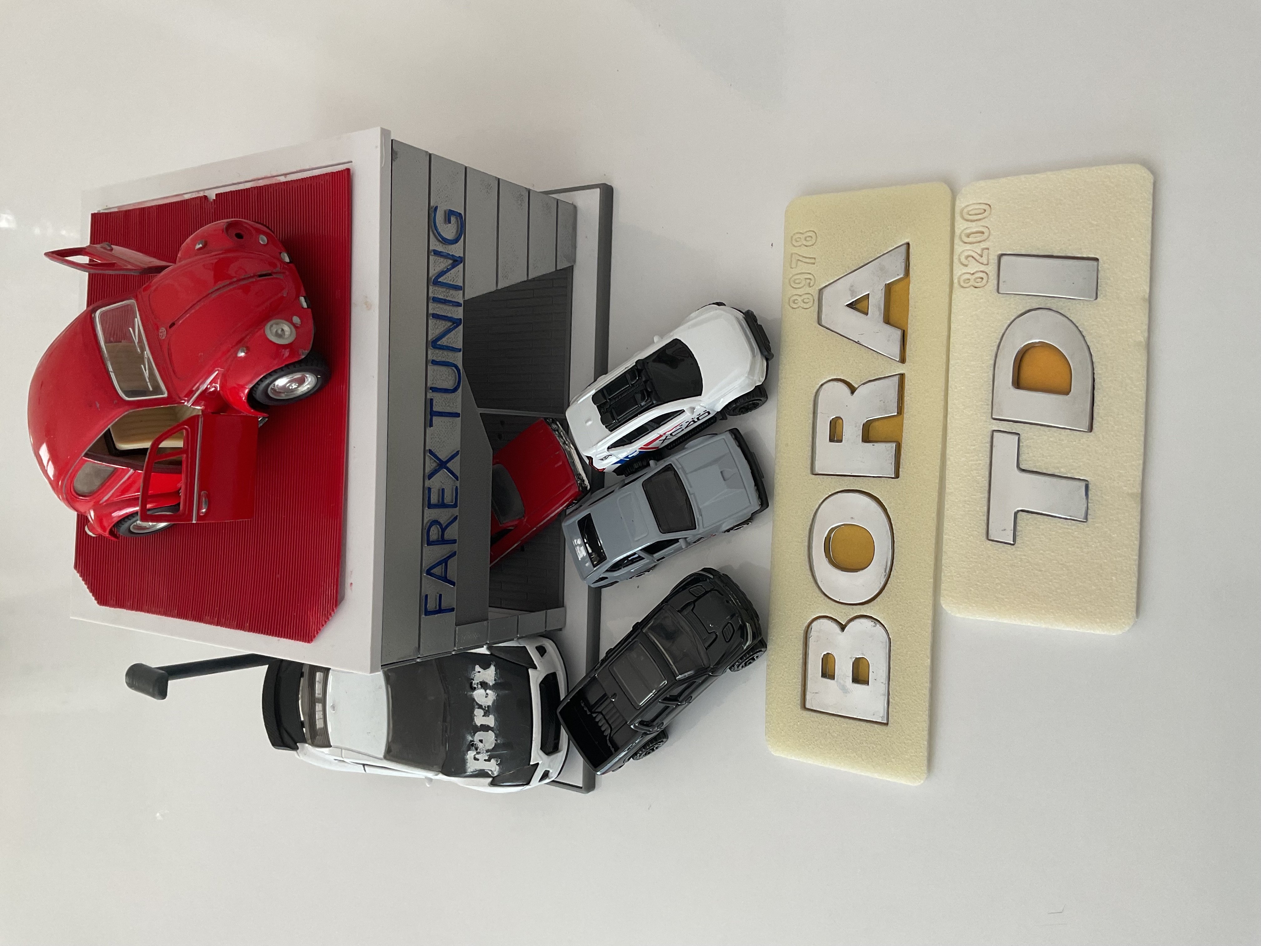 Volkswagen Bora ve TDI Krom Bagaj Yazısı Seti 2’li 3M 3D ABS