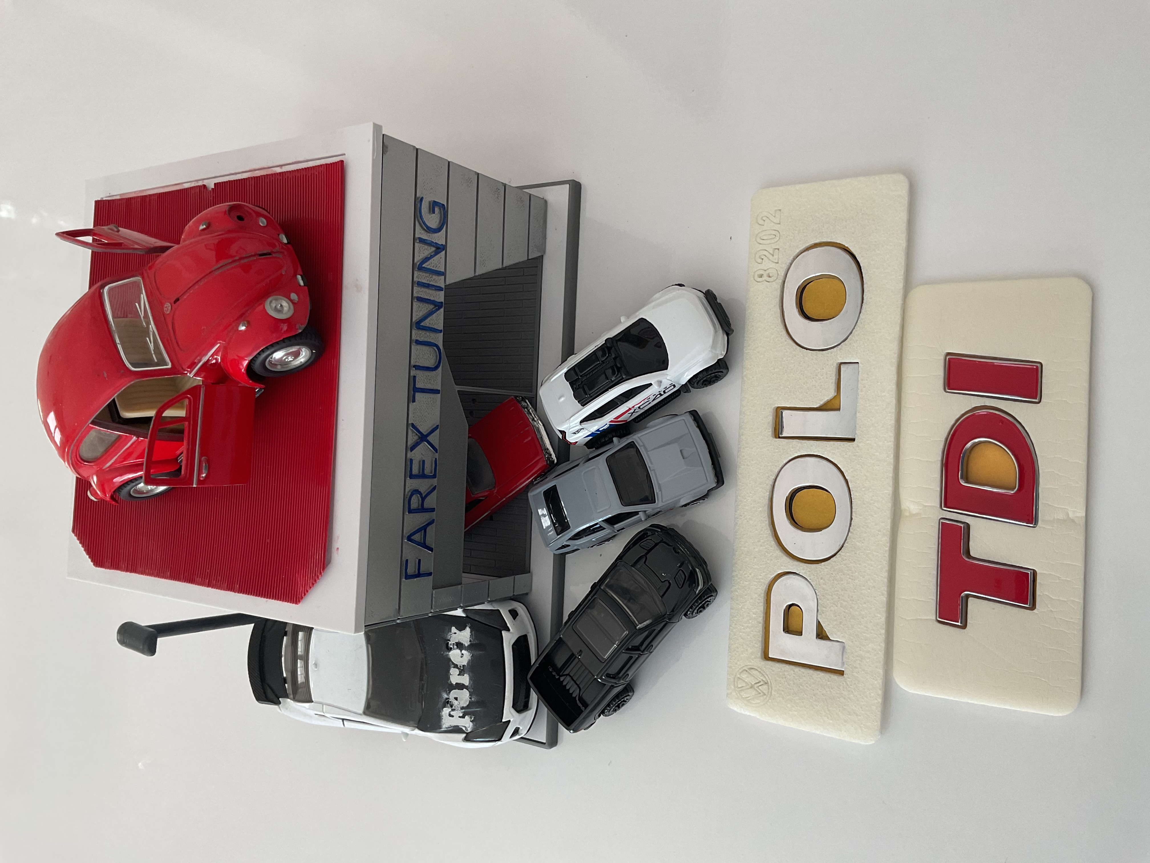 Volkswagen Polo ve TDI ’’TDI Kırmızı’’ Krom Bagaj Yazısı Seti 2’li 3M 3D ABS