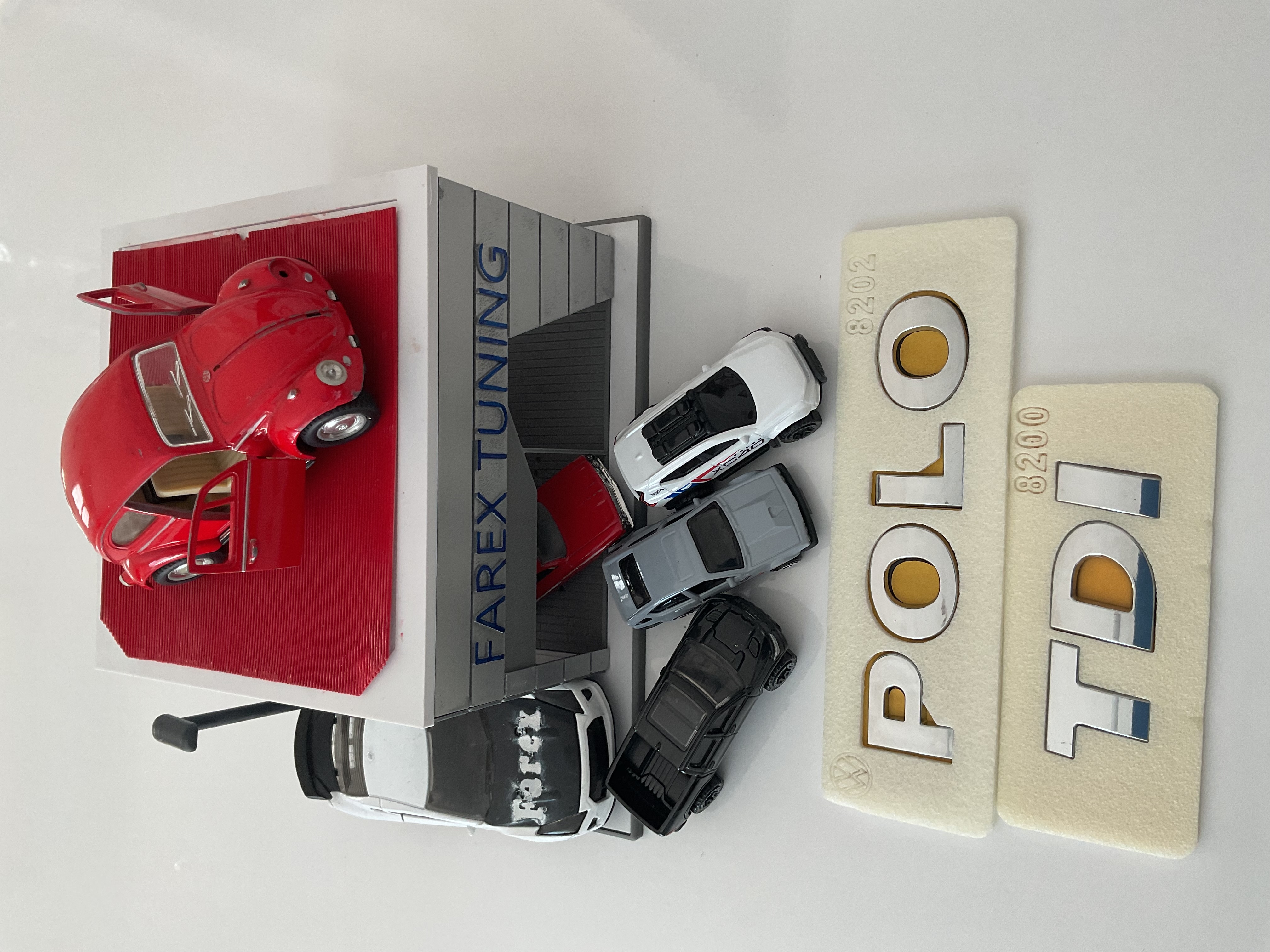 Volkswagen Polo ve TDI Krom Bagaj Yazısı Seti 2’li 3M 3D ABS