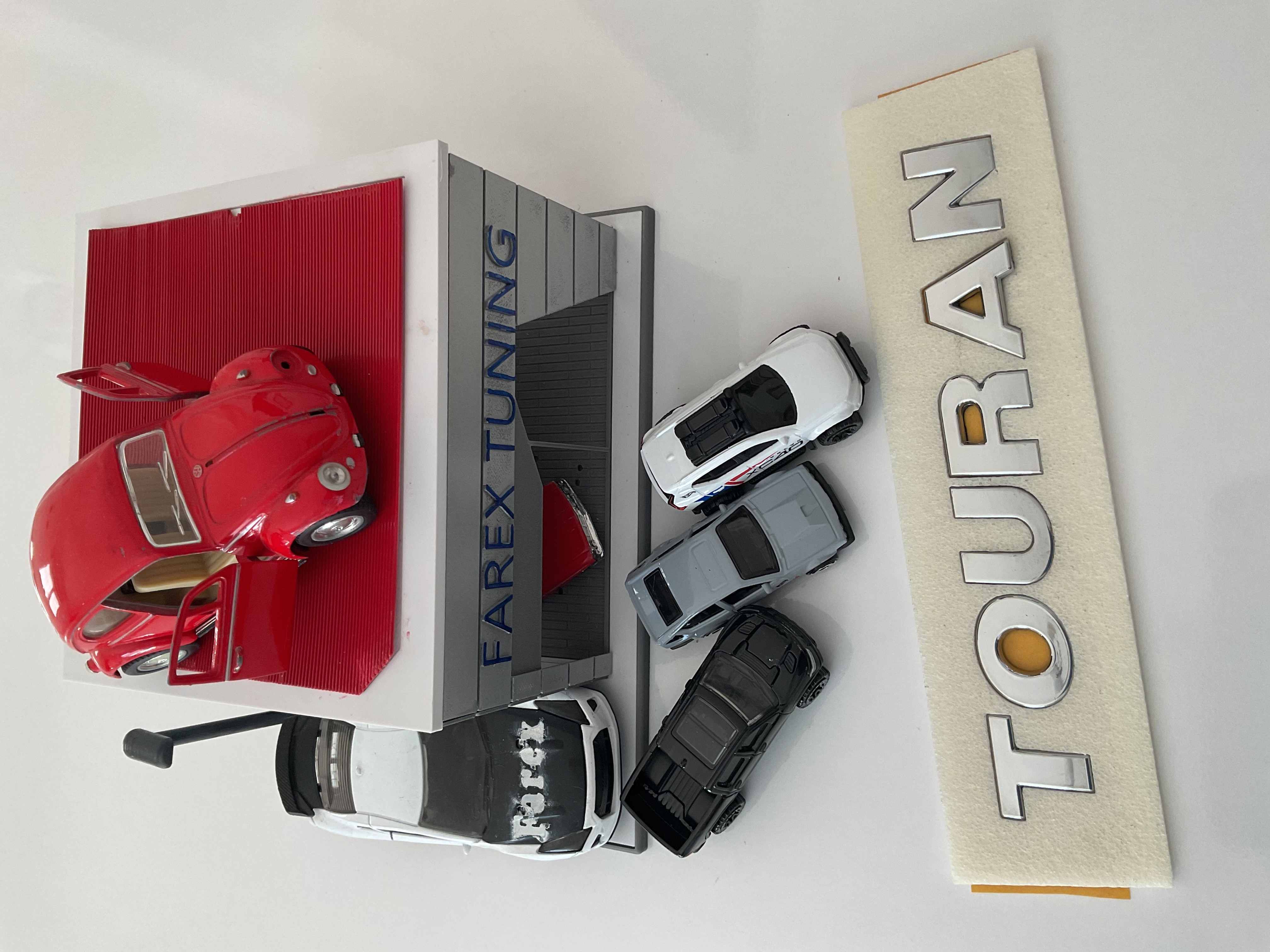 Volkswagen Touran Krom Bagaj Yazısı 3M 3D ABS