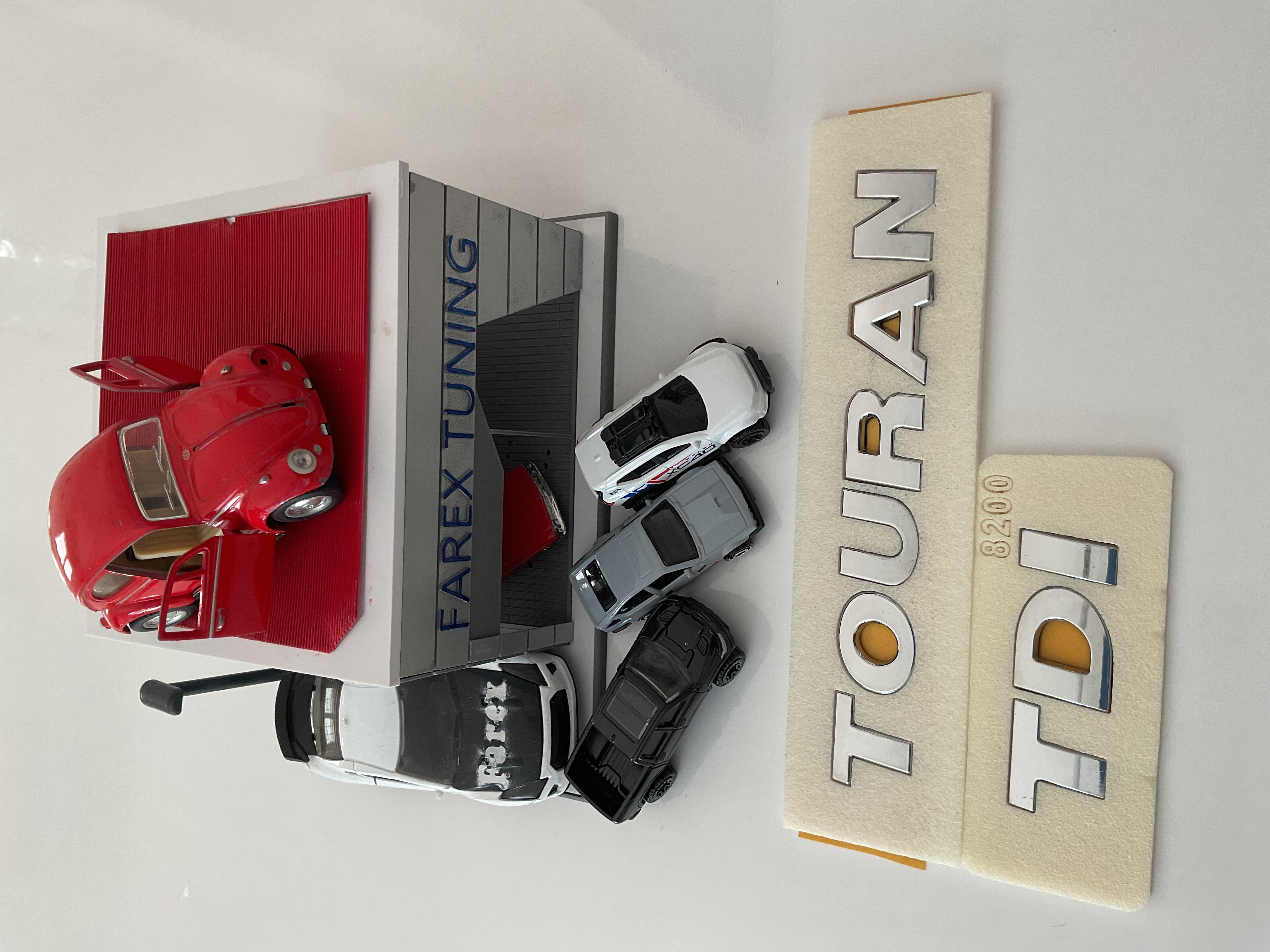 Volkswagen Touran ve TDI  Krom Bagaj Yazısı Seti 2’li 3M 3D ABS