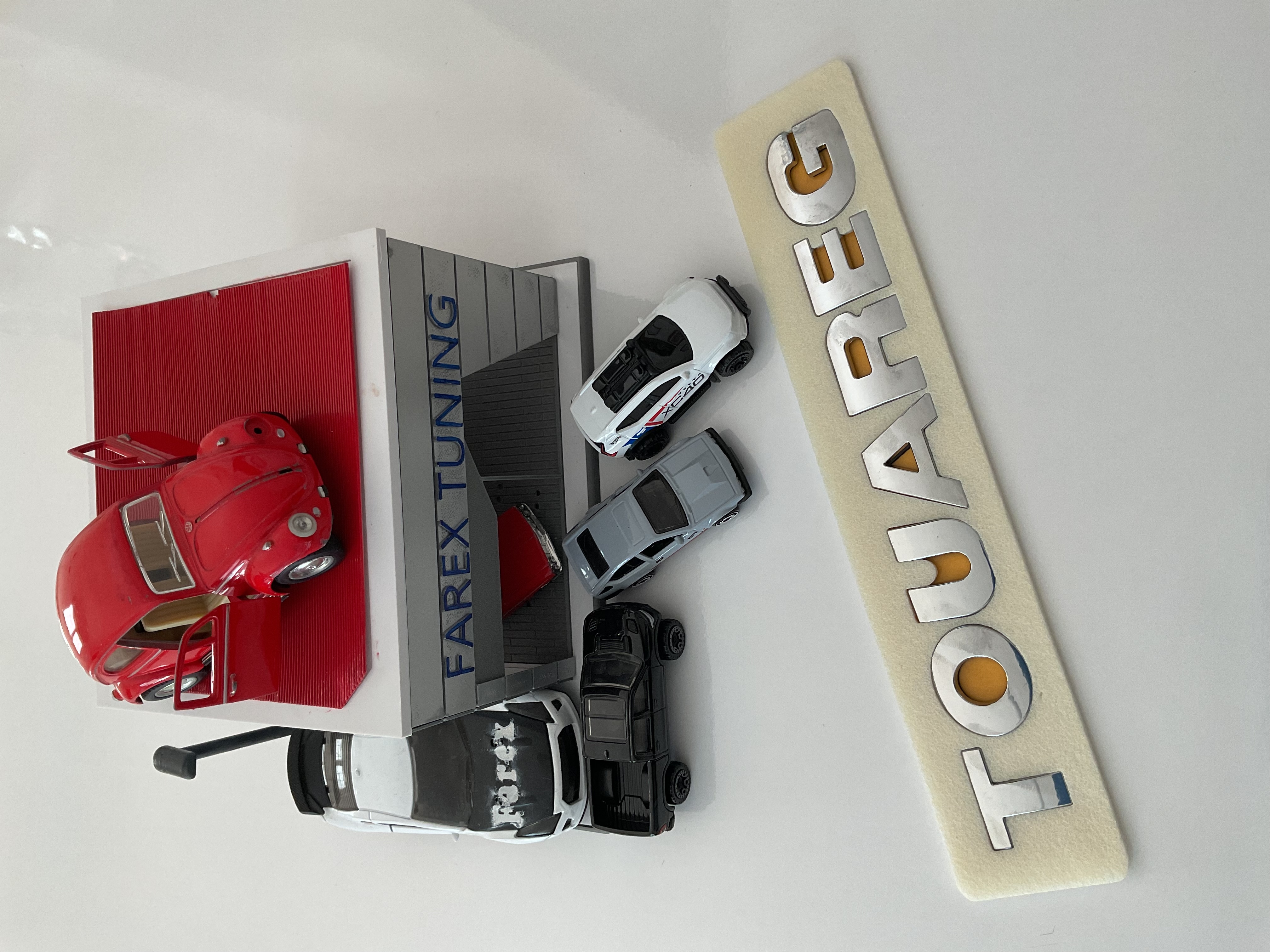 Volkswagen Touareg Krom Bagaj Yazısı 3M 3D ABS