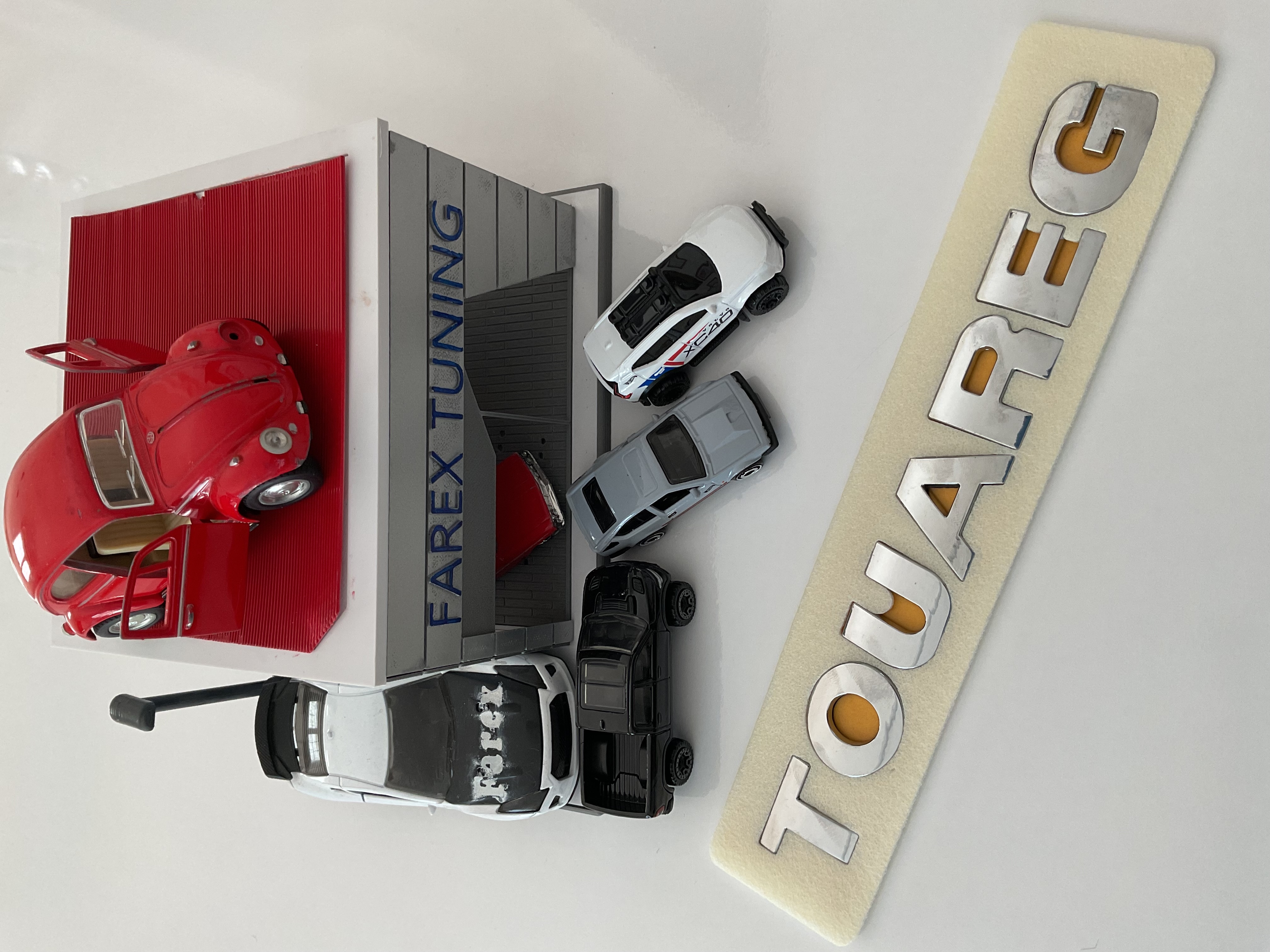 Volkswagen Touareg Krom Bagaj Yazısı 3M 3D ABS