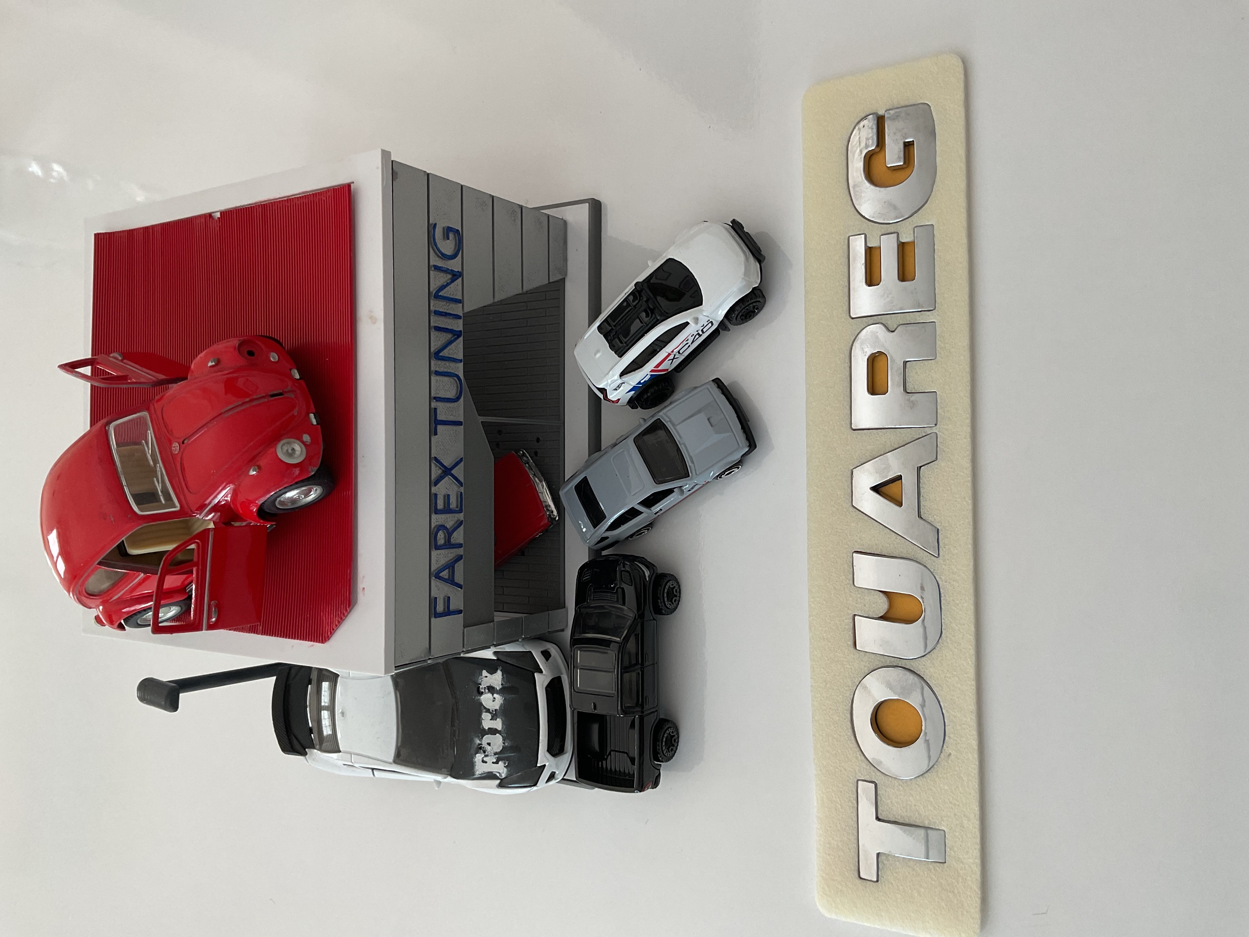 Volkswagen Touareg Krom Bagaj Yazısı 3M 3D ABS