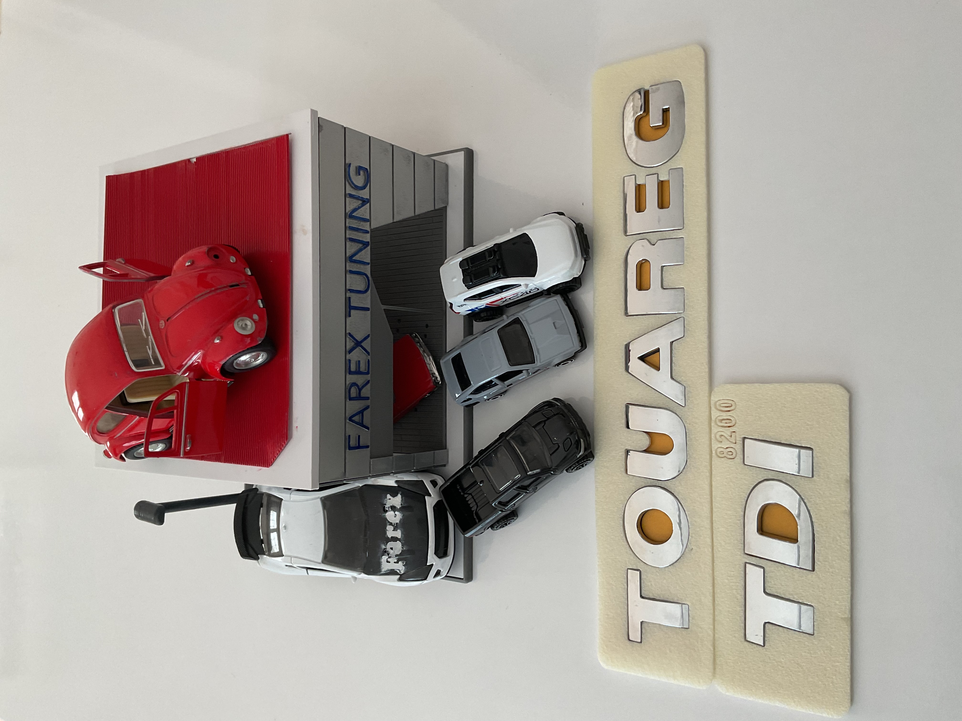 Volkswagen Touareg ve TDI Krom Bagaj Yazısı 3M 3D ABS