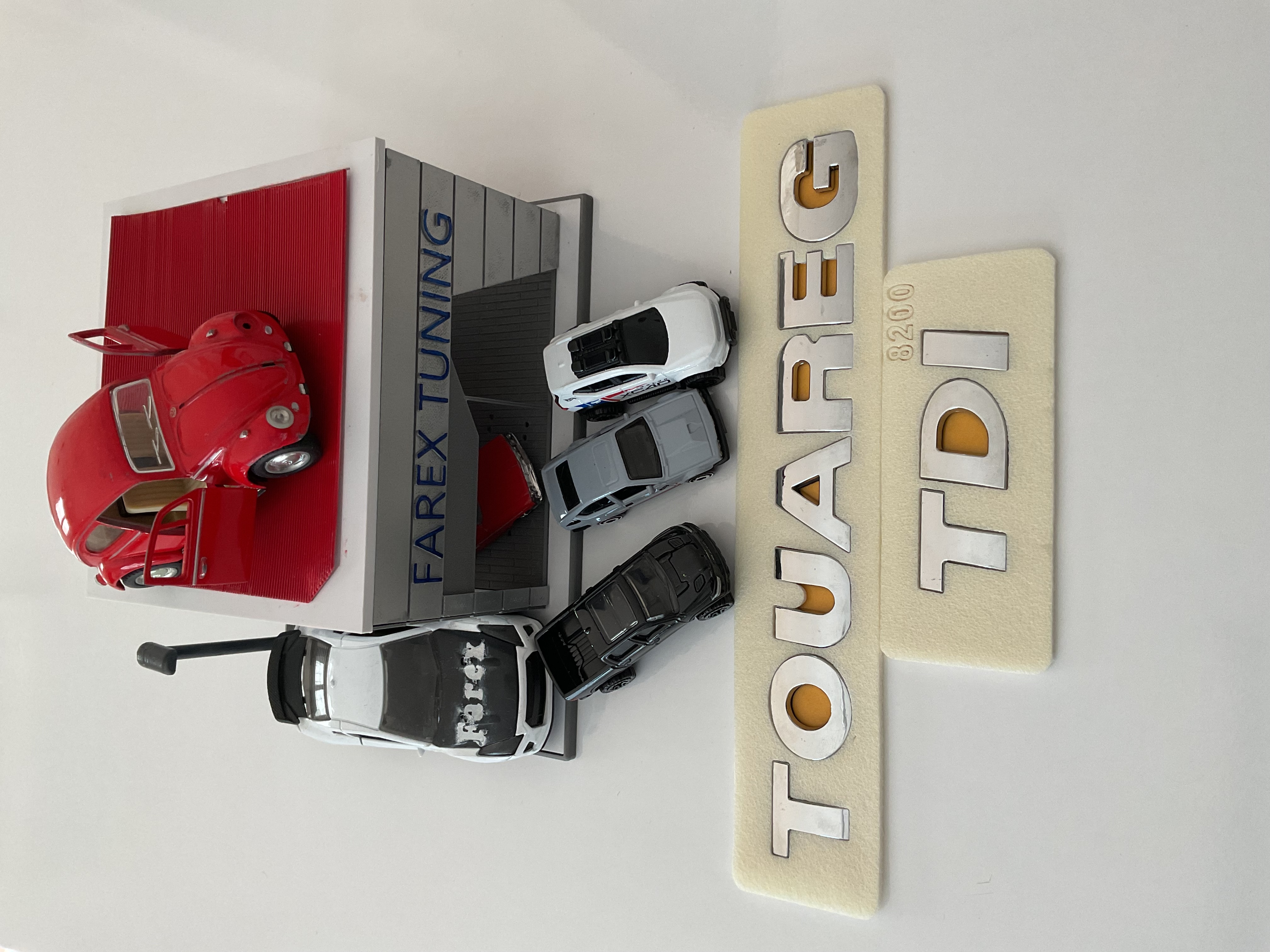 Volkswagen Touareg ve TDI Krom Bagaj Yazısı 3M 3D ABS