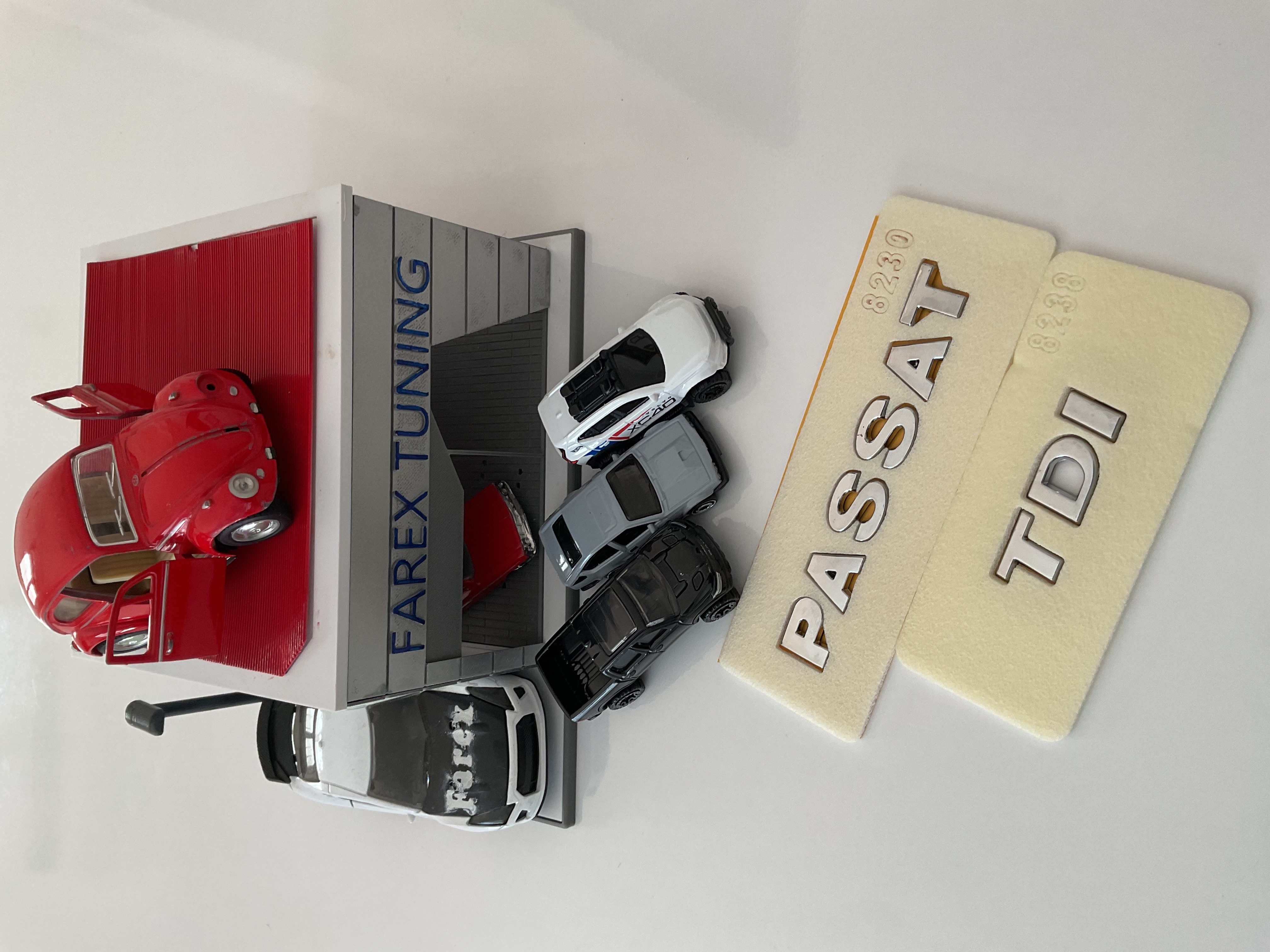 Volkswagen Passat ve TDI Krom Bagaj Yazısı Seti 2’li 3M 3D ABS