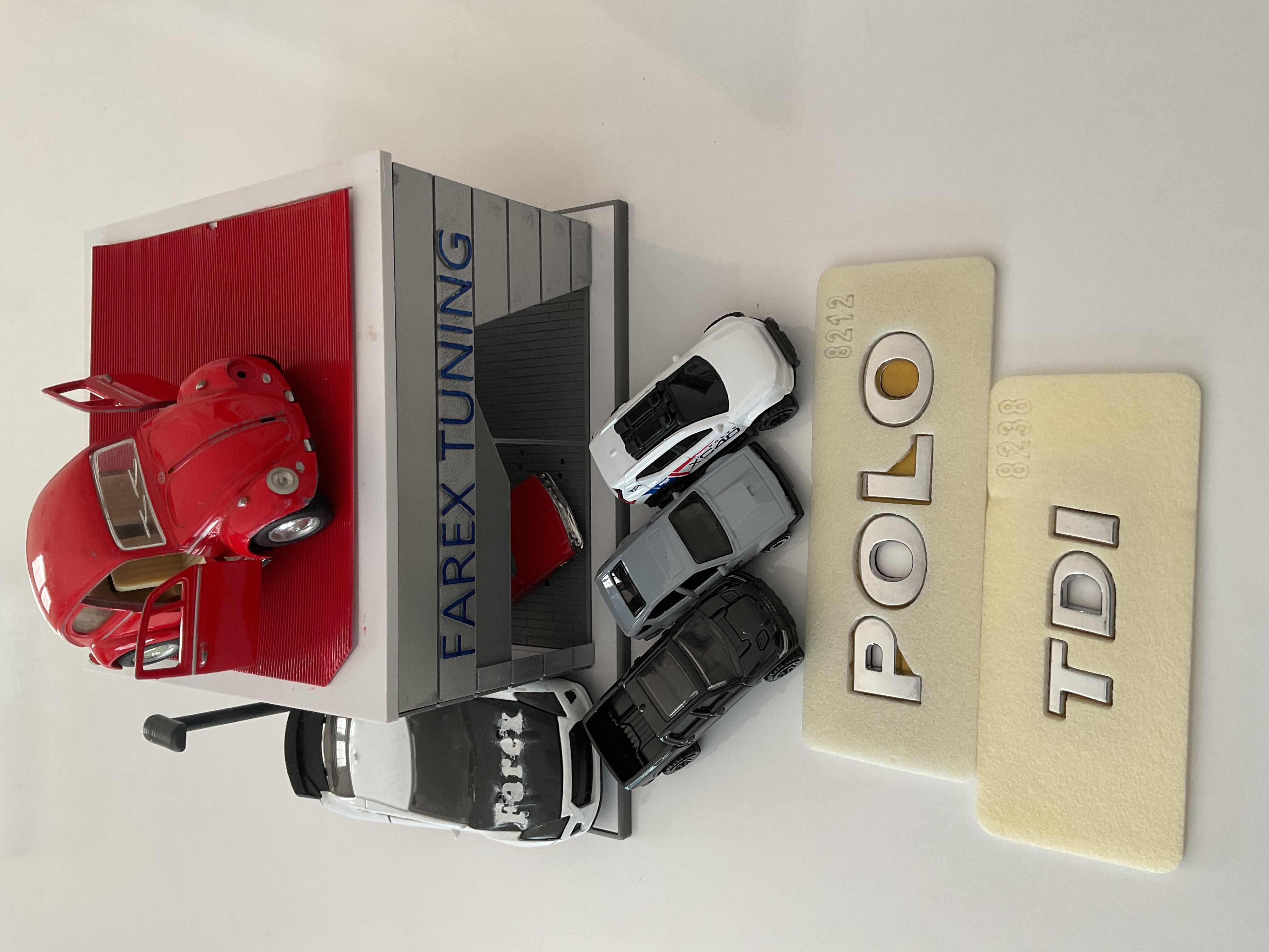 Volkswagen Polo ve TDI Krom Bagaj Yazısı Seti 2’li 3M 3D ABS