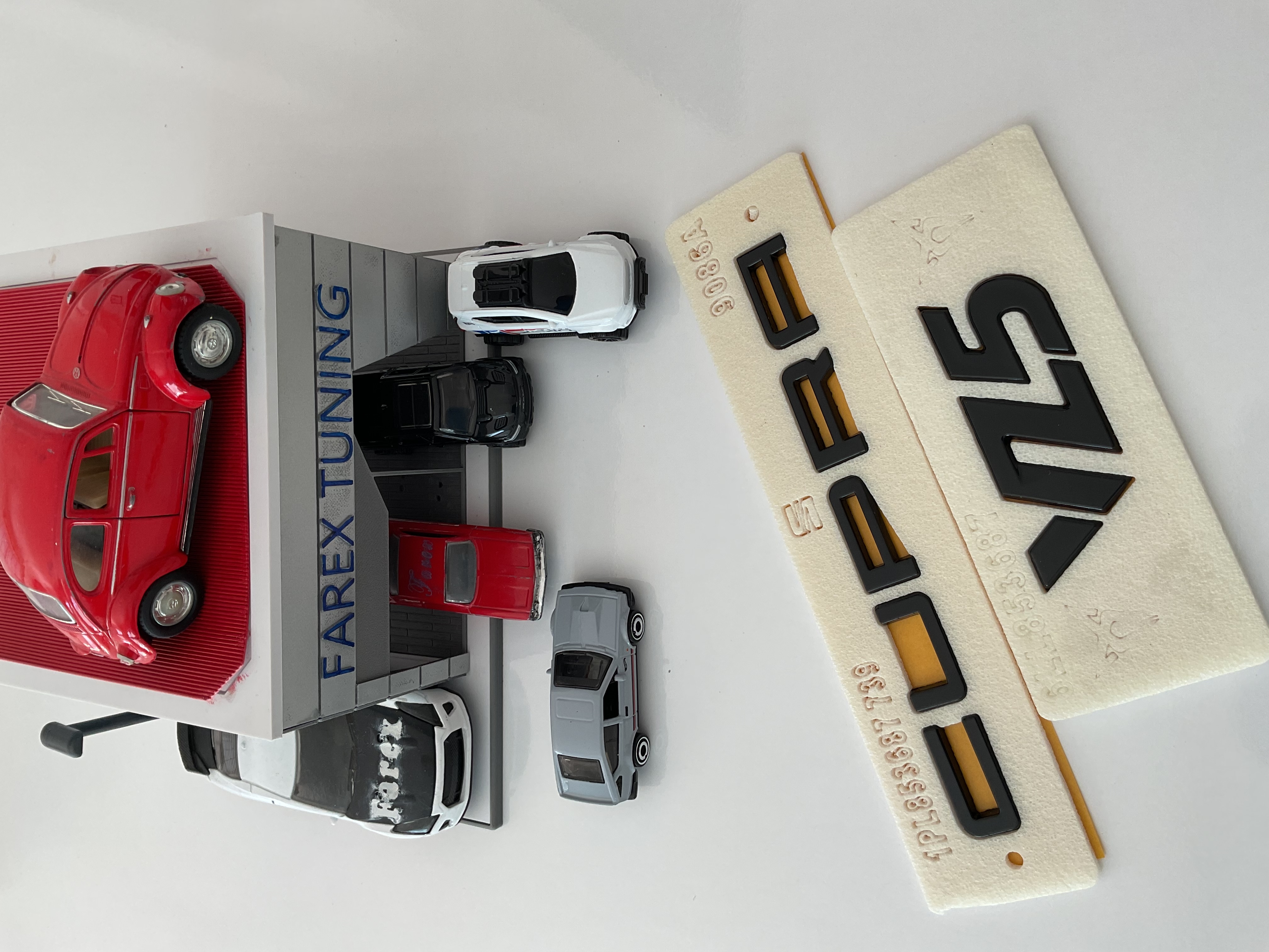 Cupra Uyumlu Cupra Kısa Model ve VZ5 Piano Black Bagaj Yazısı 3M 3D ABS